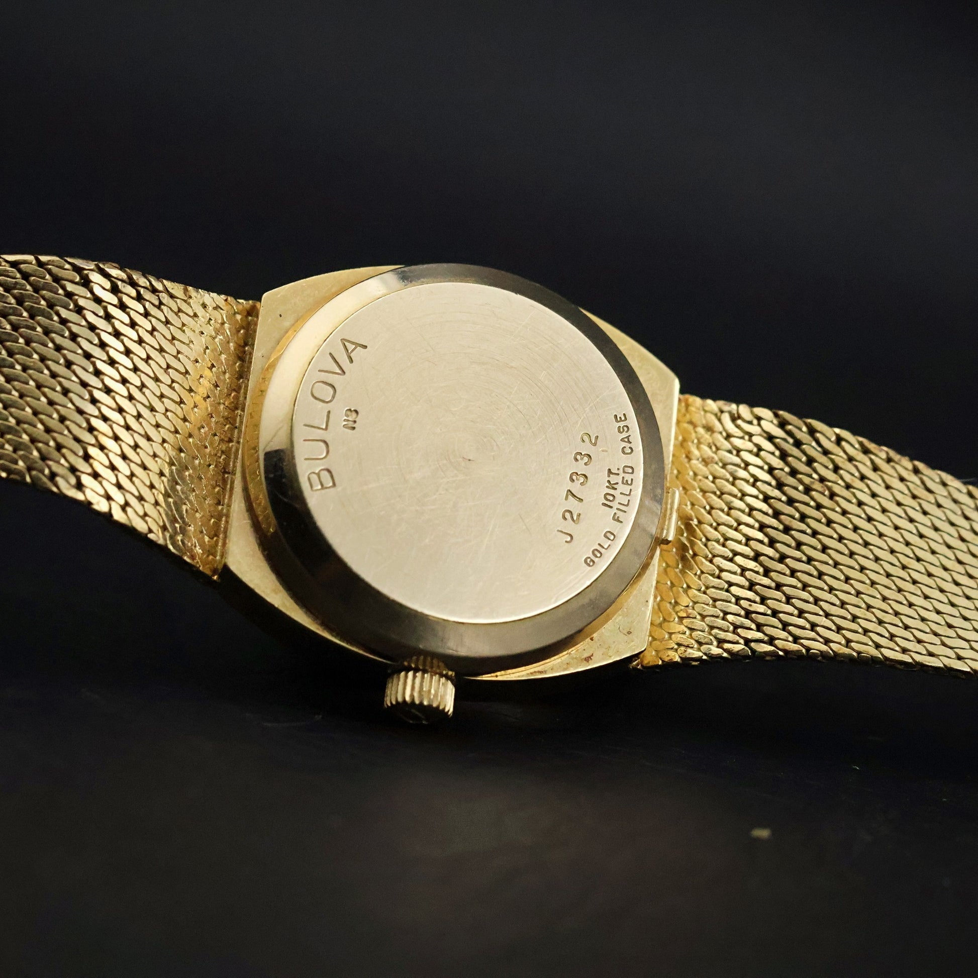 Bulova Accuquartz | Gold Tonneau | White Dial with Date