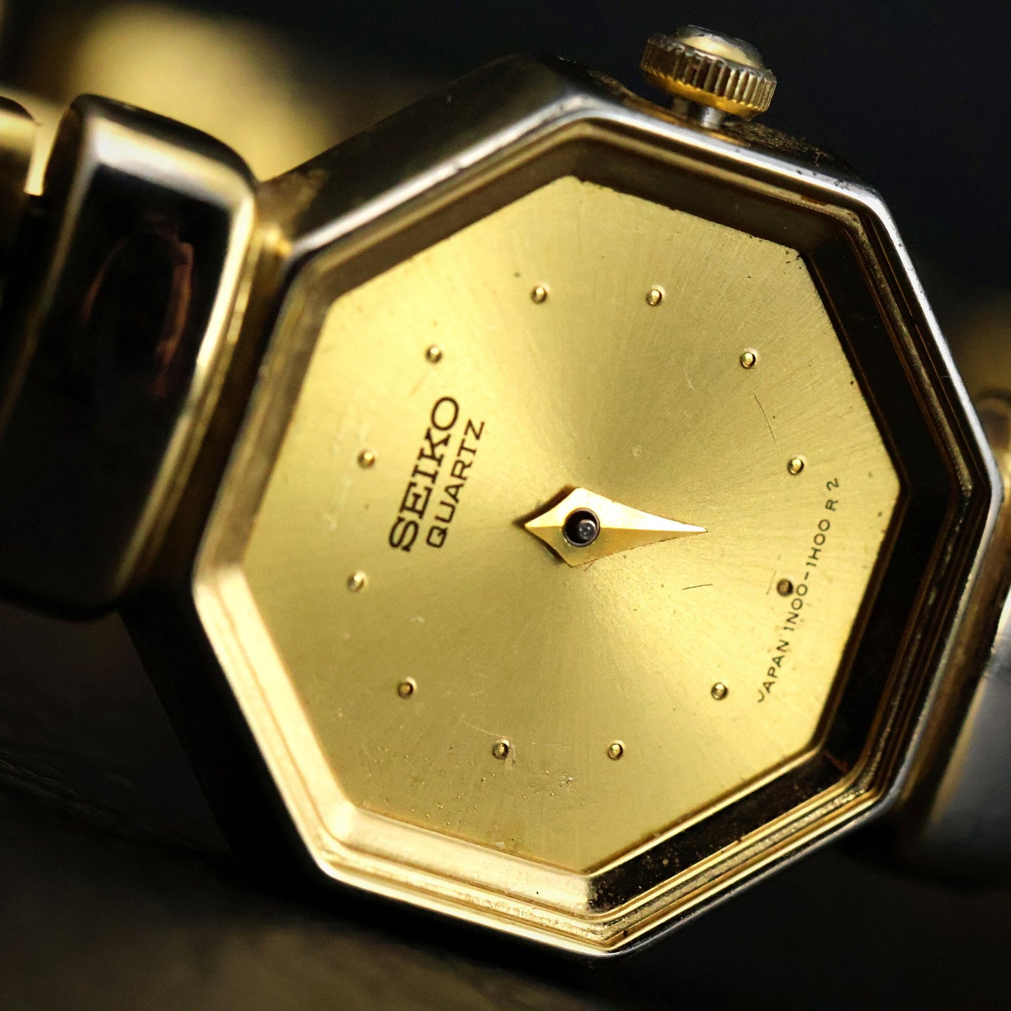 Seiko Ladies Quartz Octagonal | Two-Tone | Champagne Dial