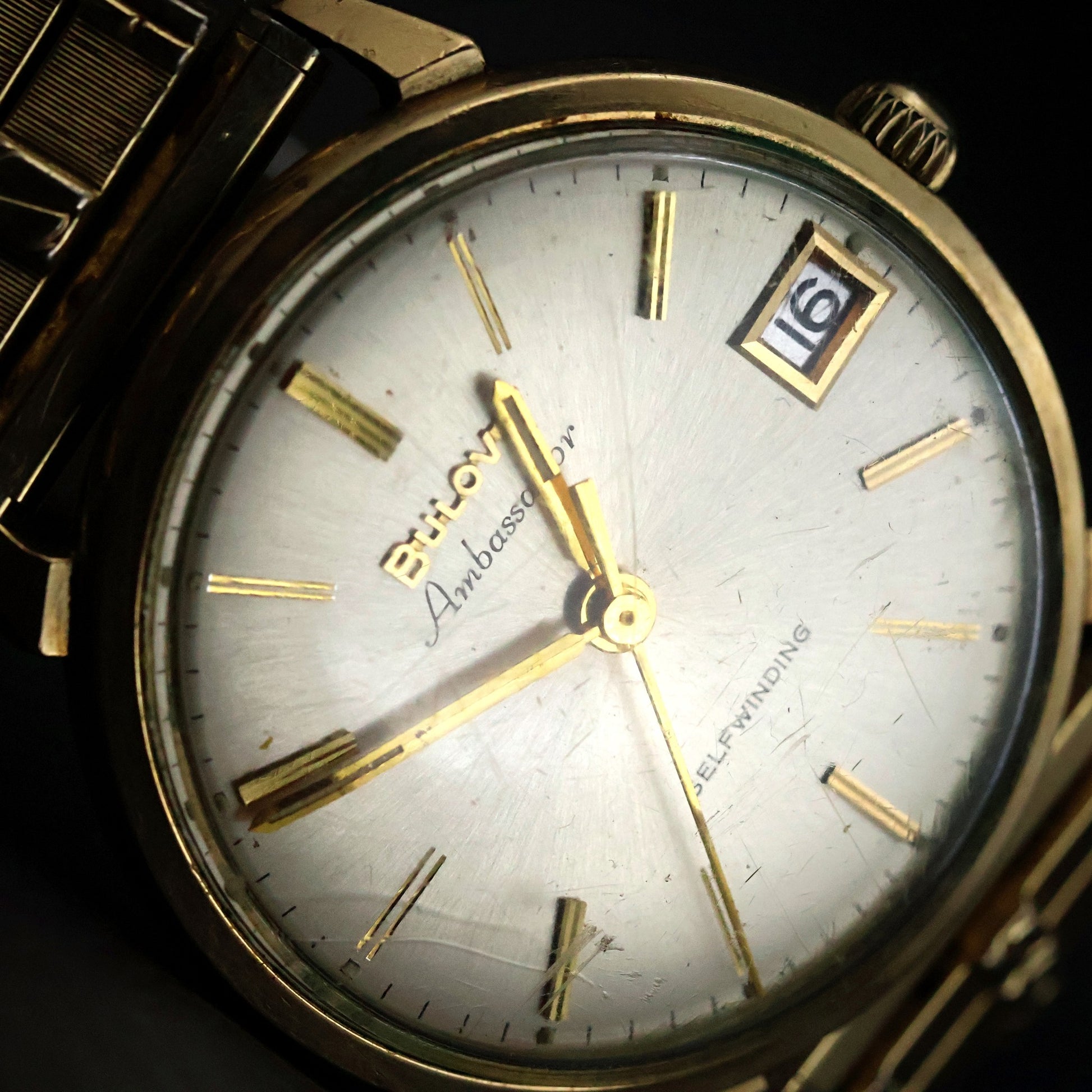 Bulova Automatic Dress Watch | Gold Round | Date
