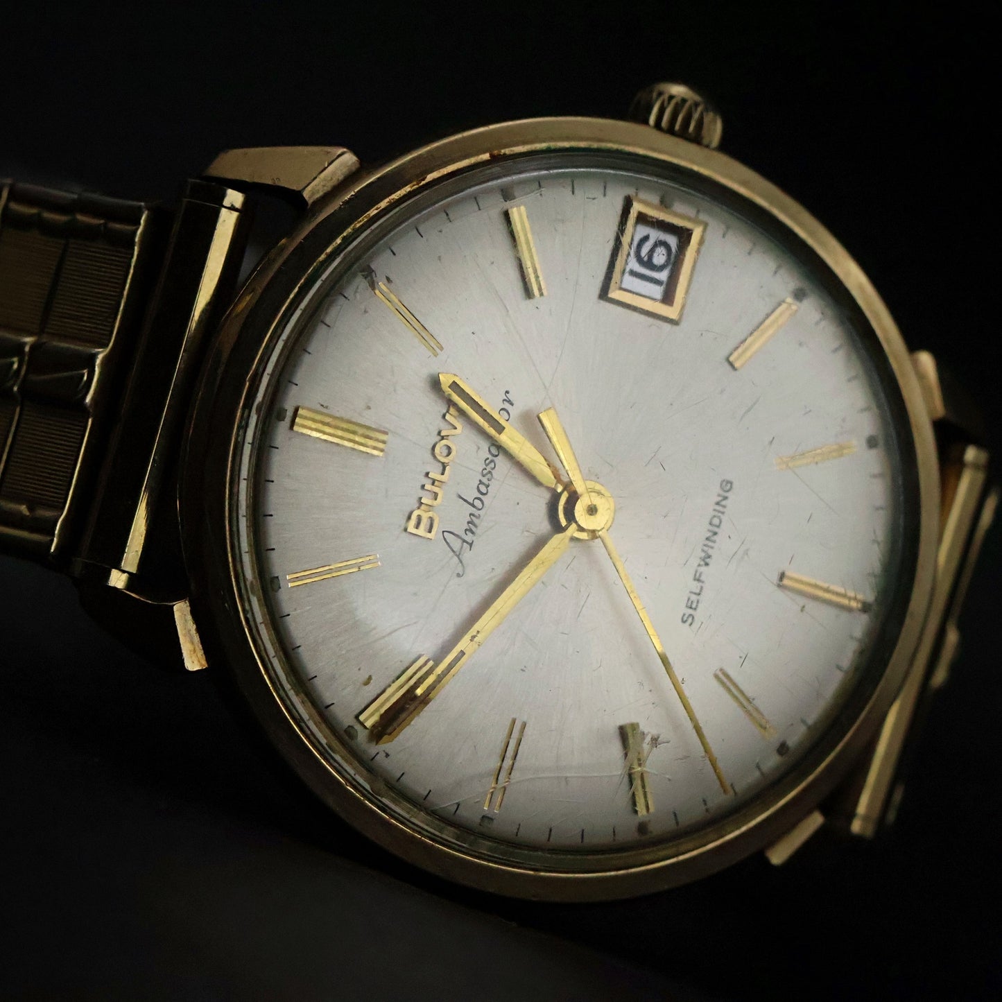 Bulova Automatic Dress Watch | Gold Round | Date