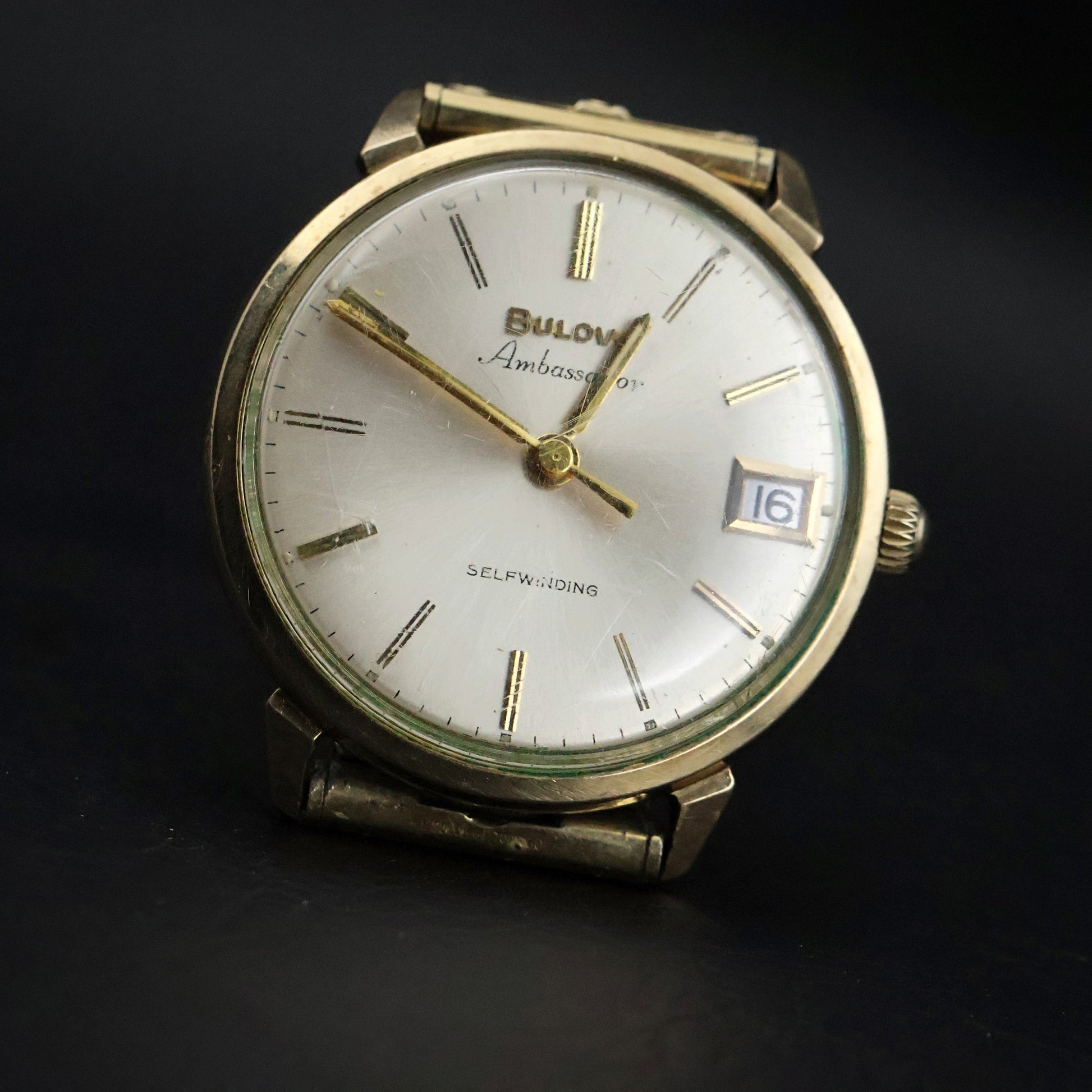 Bulova Automatic Dress Watch | Gold Round | Date