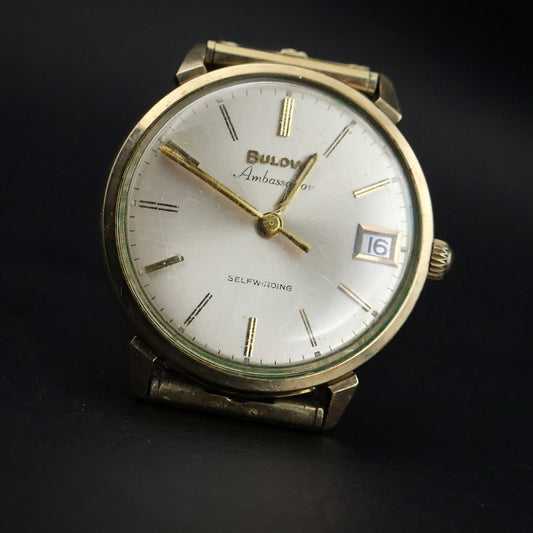 Bulova Automatic Dress Watch | Gold Round | Date