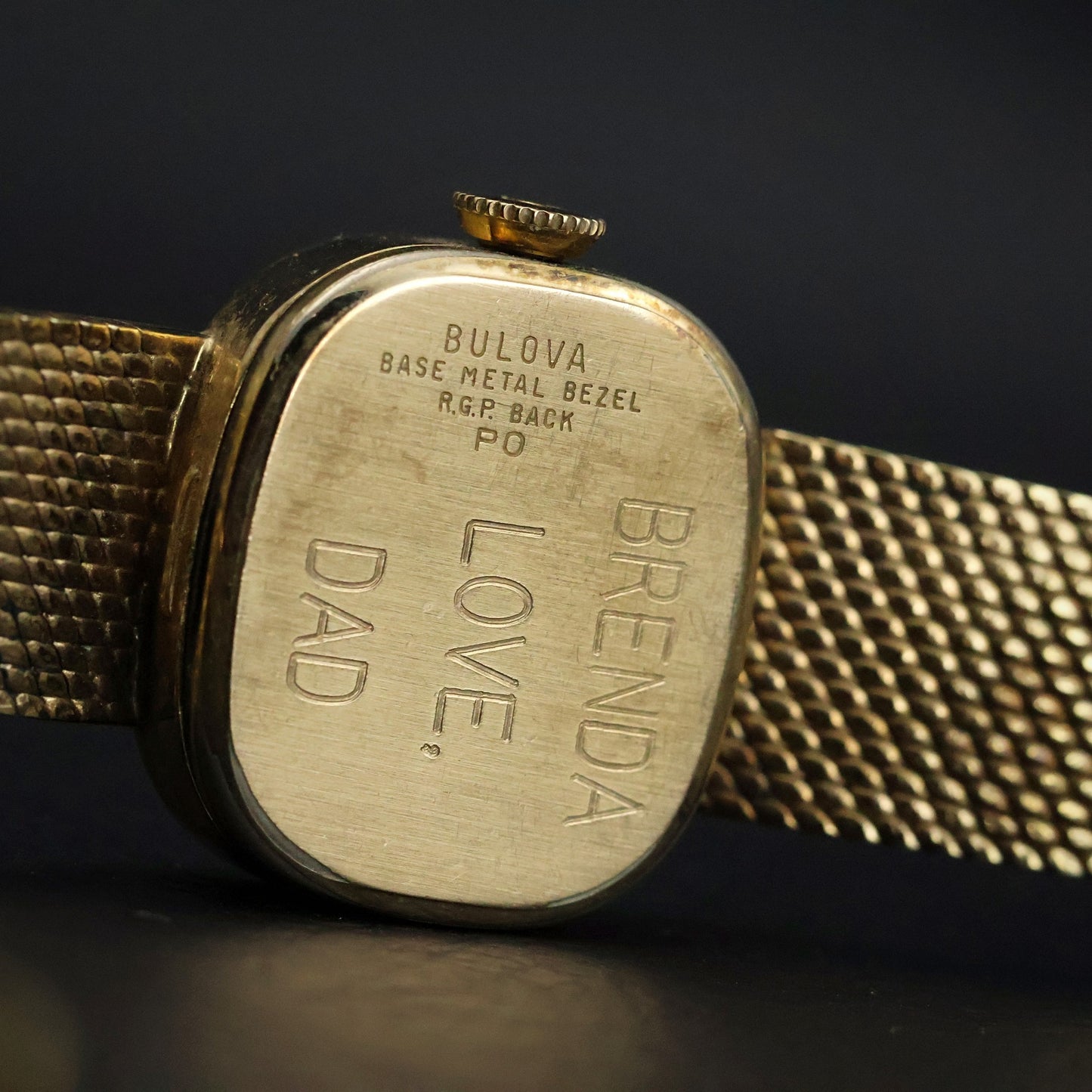 Bulova Accutron Quartz | Gold Cushion | Champagne Dial