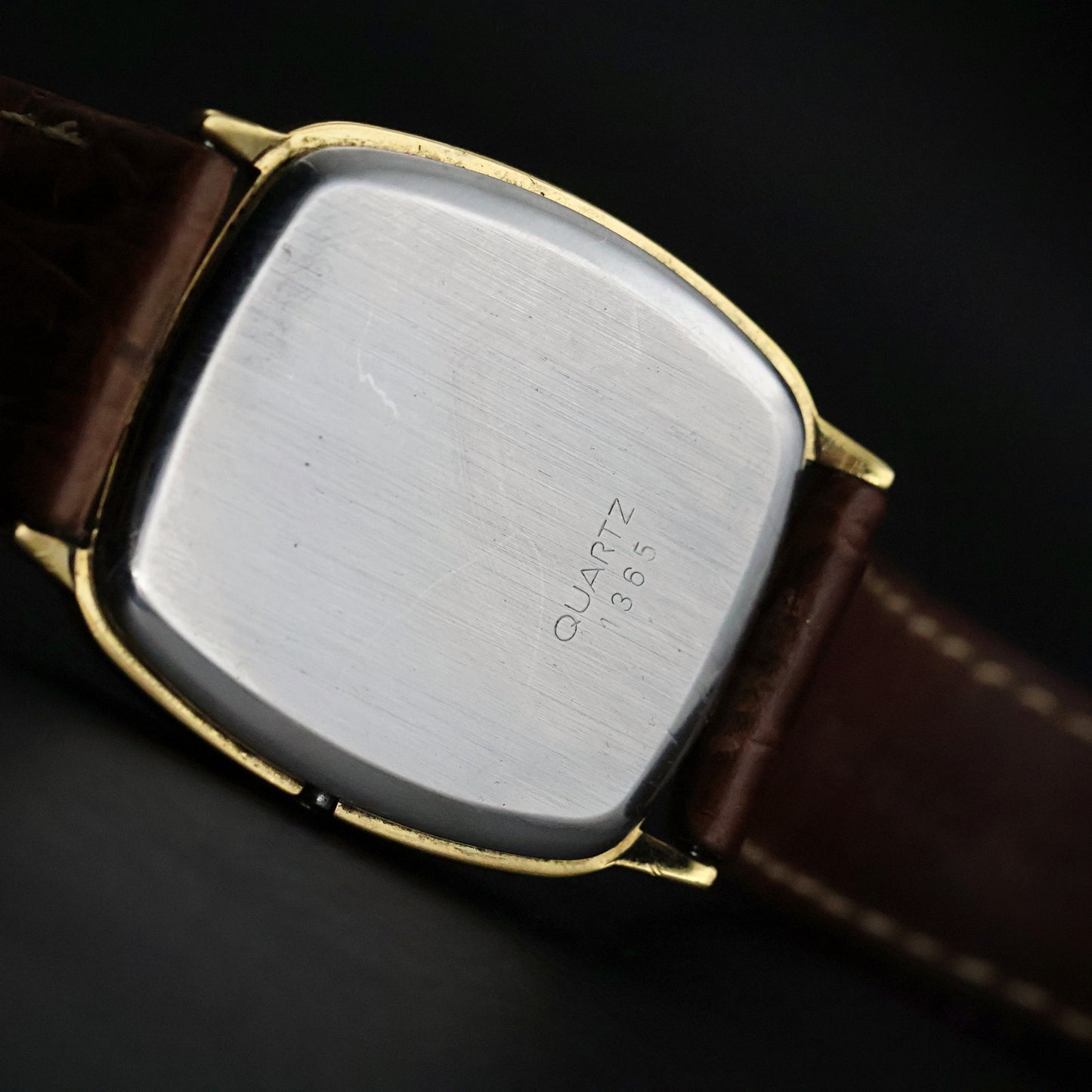 Omega De Ville Quartz | Gold Plated Tonneau | Gold Dial