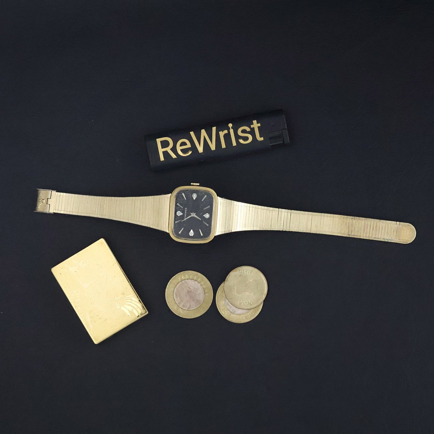 Longines Aventurine Dial | Diamond Markers | Gold Tonneau
