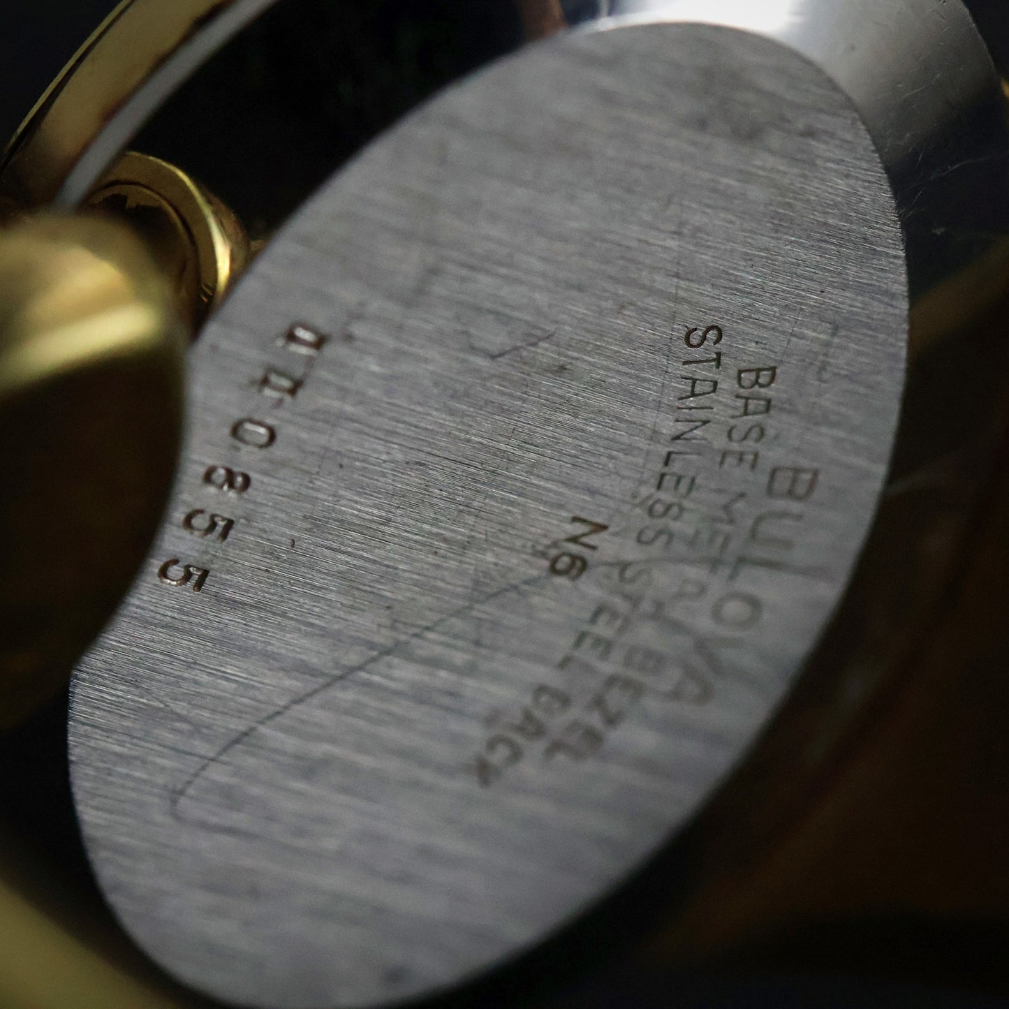 Bulova Accutron | Gold Cuff Bangle | Tigers Eye Style Dial