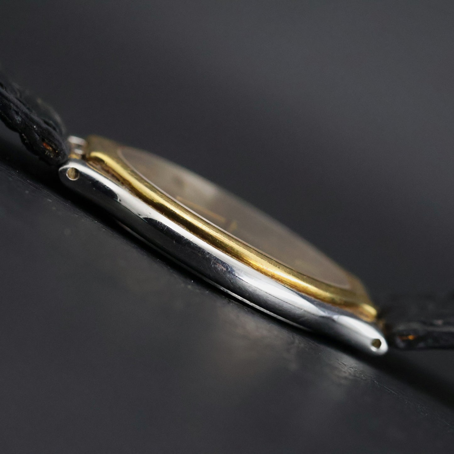 Omega De Ville Quartz | Two-Tone Steel/Gold | Champagne Roman Dial | Date