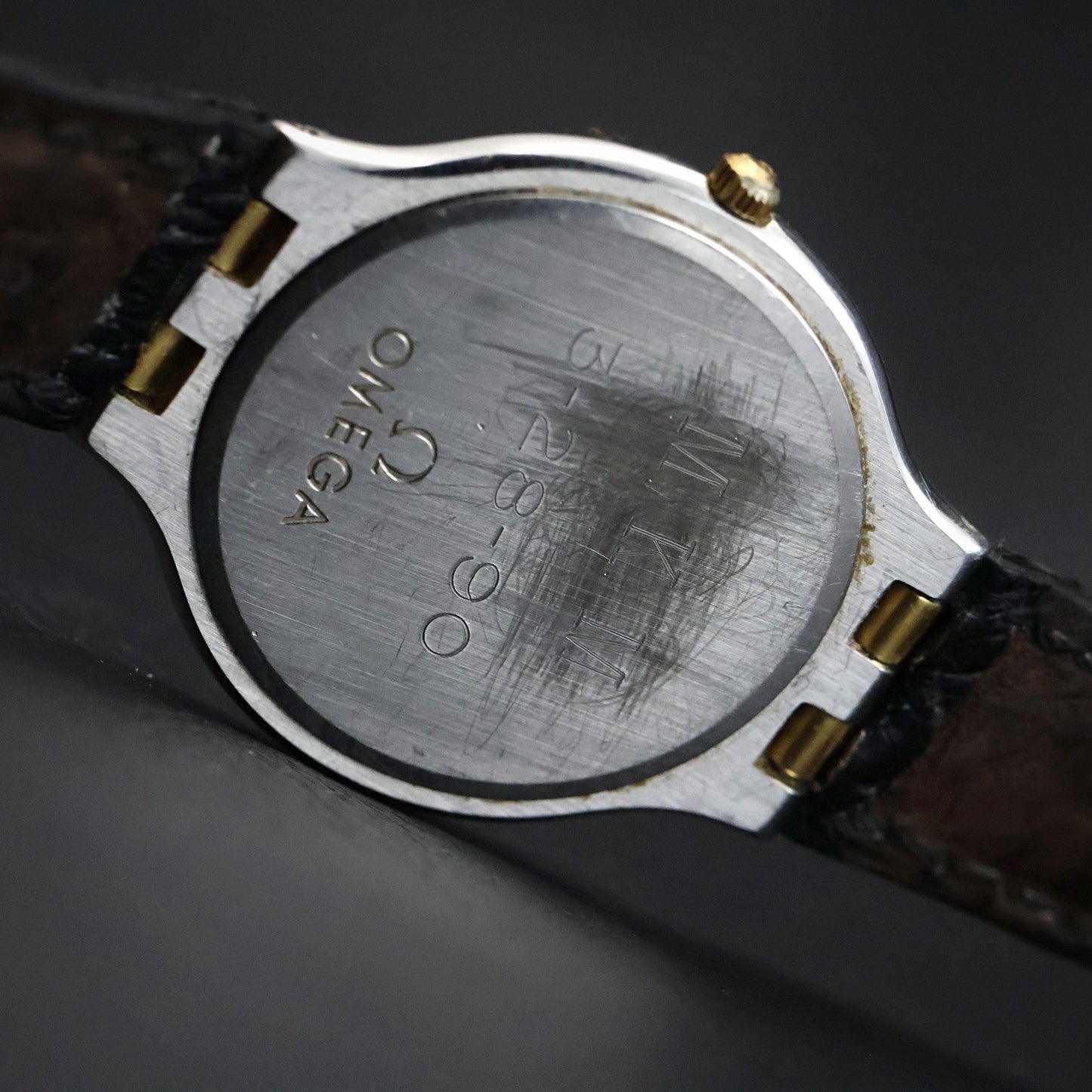 Omega De Ville Quartz | Two-Tone Steel/Gold | Champagne Roman Dial | Date