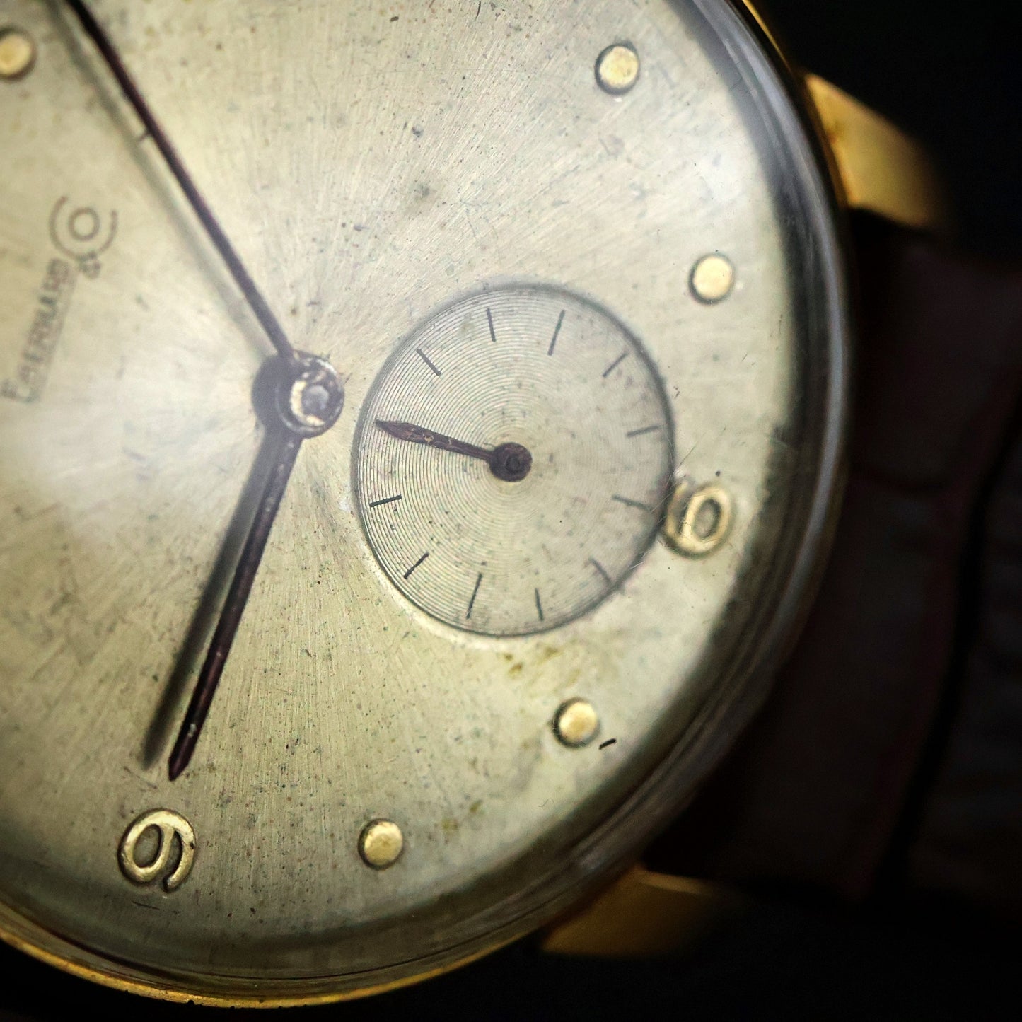 Eberhard & Co. Vintage Oversize Dress Watch | Gold Plated | Sub-Seconds | 1950s