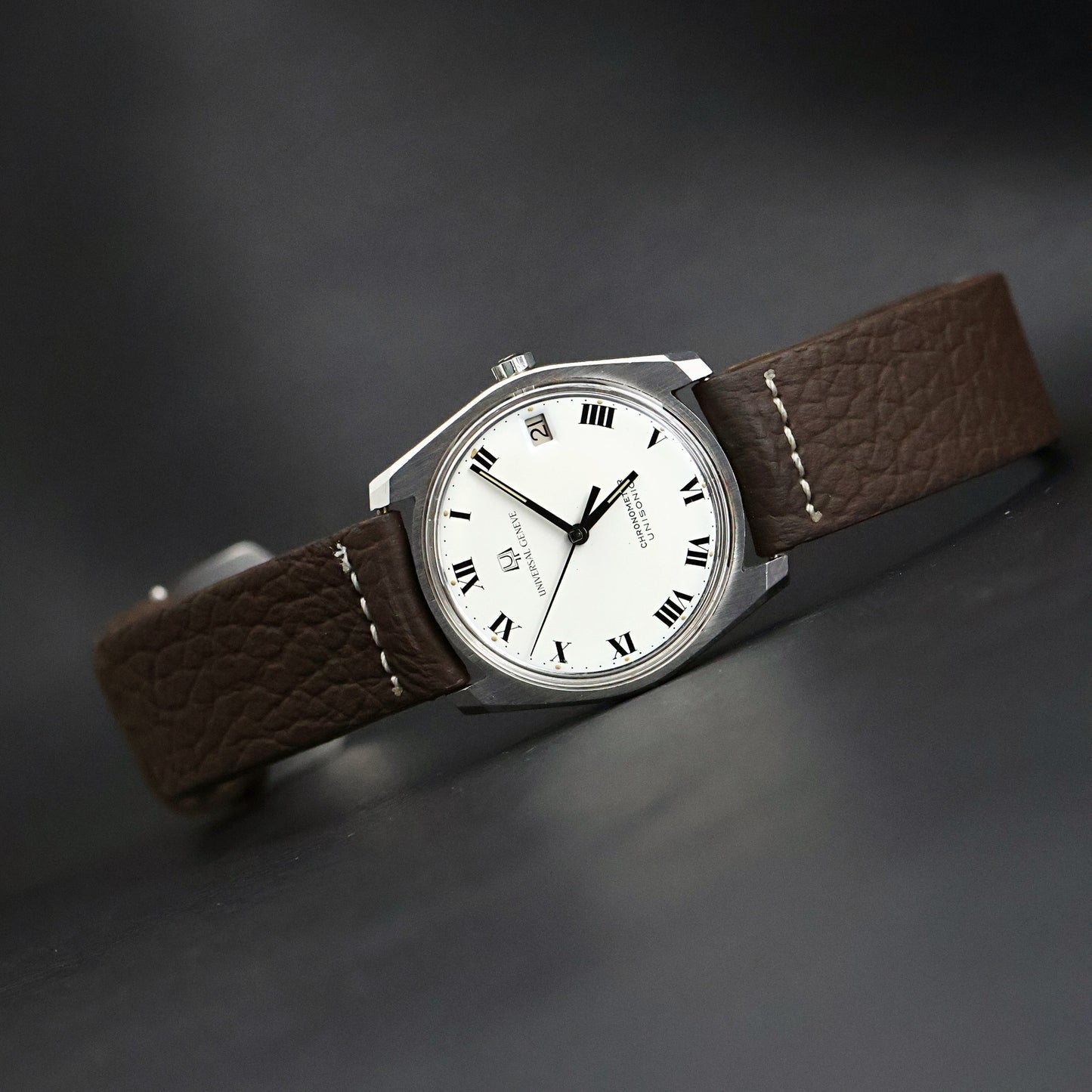 Universal Genève Unisonic Chronometer | Tuning Fork | Steel Tonneau | 1970s