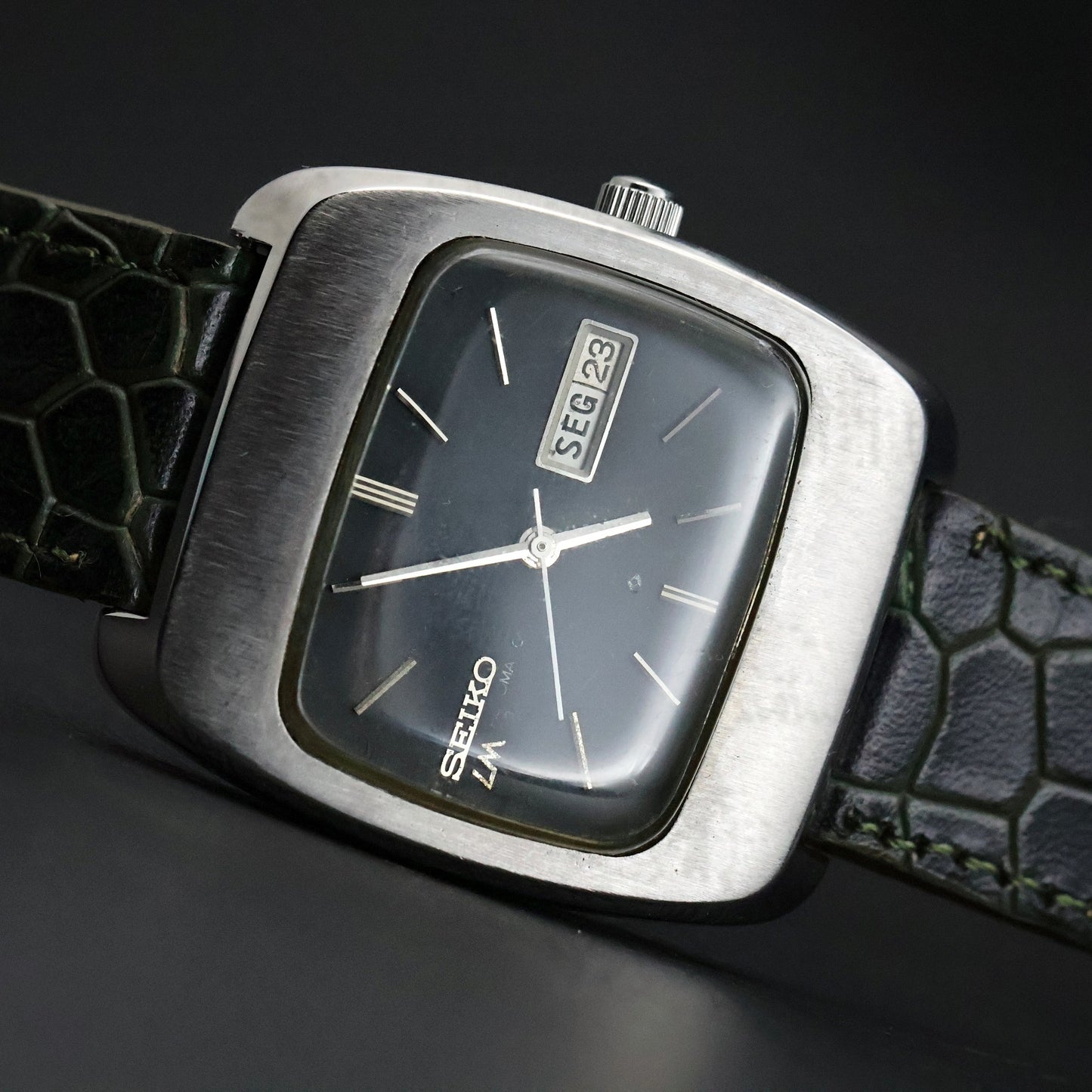 Seiko Lord Matic | LM 5606-5070 | Automatic Day-Date | Dark Dial | 1970s