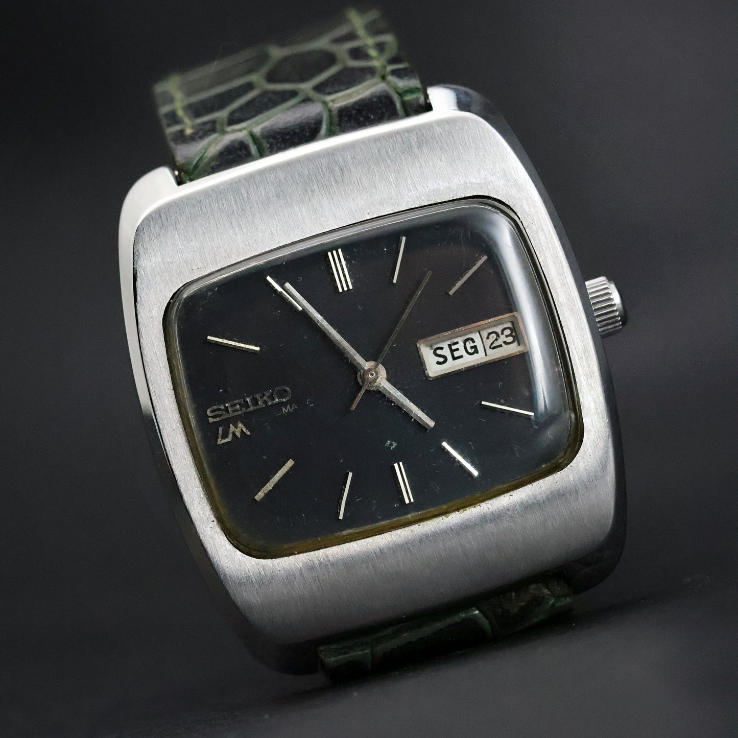 Seiko Lord Matic | LM 5606-5070 | Automatic Day-Date | Dark Dial | 1970s