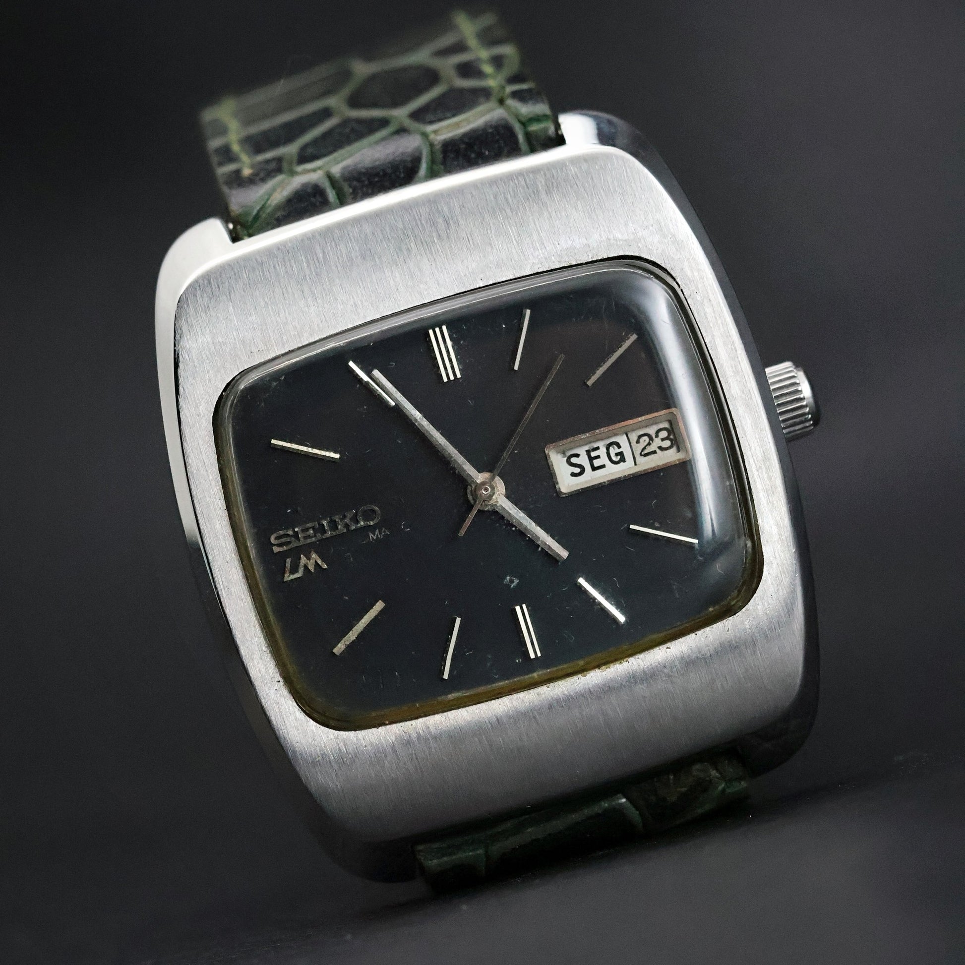 Seiko Lord Matic | LM 5606-5070 | Automatic Day-Date | Dark Dial | 1970s