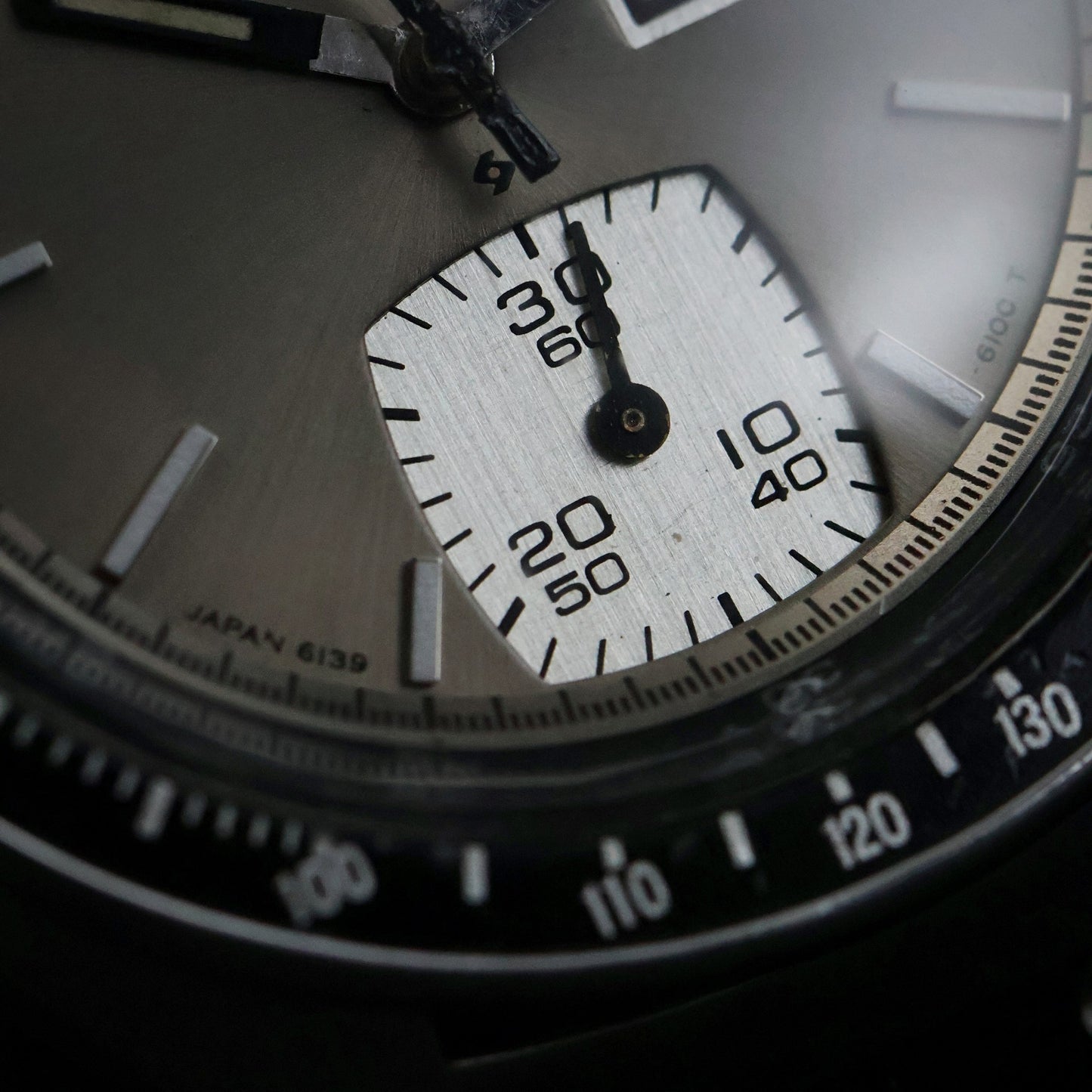 Seiko 6139 Chronograph Automatic | Silver Dial | Tachymeter Bezel | Day-Date | 1970s