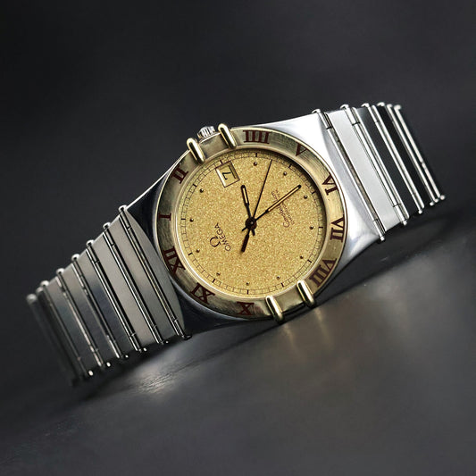 Omega Constellation Manhattan | Two-Tone Steel/Gold | Champagne Textured Dial