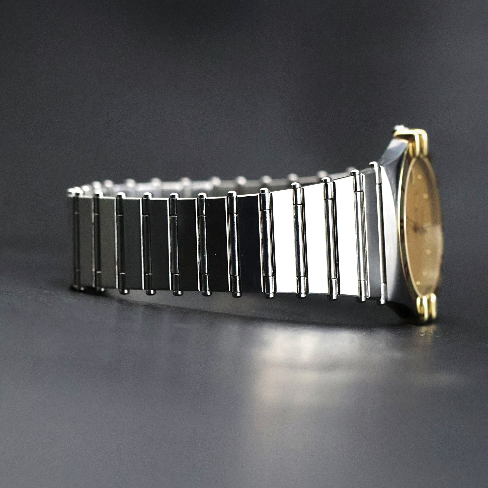 Omega Constellation Manhattan | Two-Tone Steel/Gold | Champagne Textured Dial