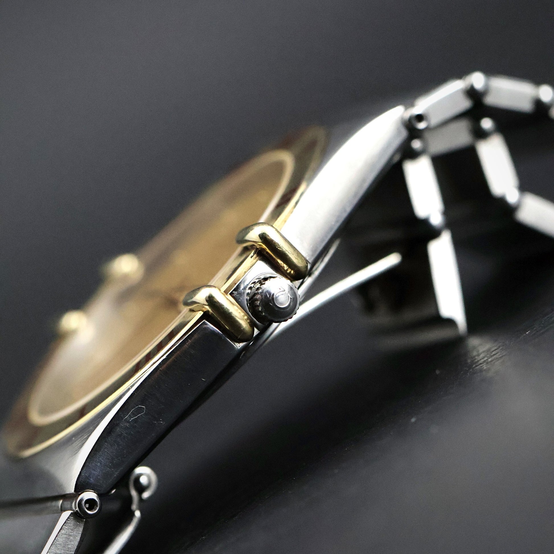 Omega Constellation Manhattan | Two-Tone Steel/Gold | Champagne Textured Dial