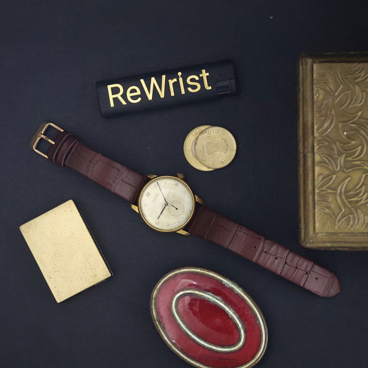 Eberhard & Co. Vintage Oversize Dress Watch | Gold Plated | Sub-Seconds | 1950s