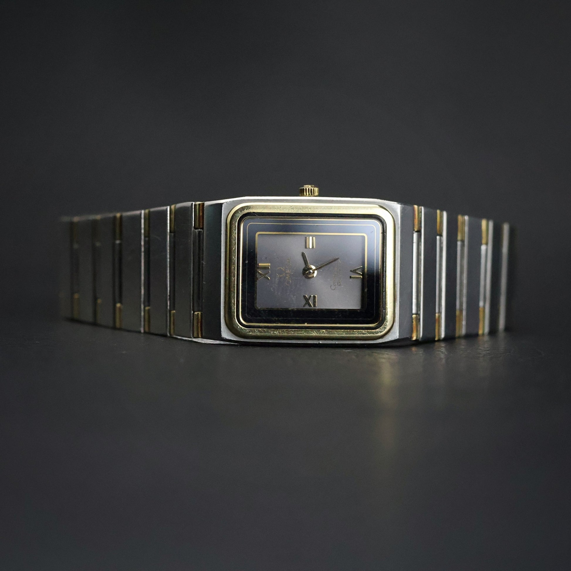 Omega Constellation Quartz Ladies | Two-Tone Steel and Gold | Grey Roman Dial | Ref 6049/010