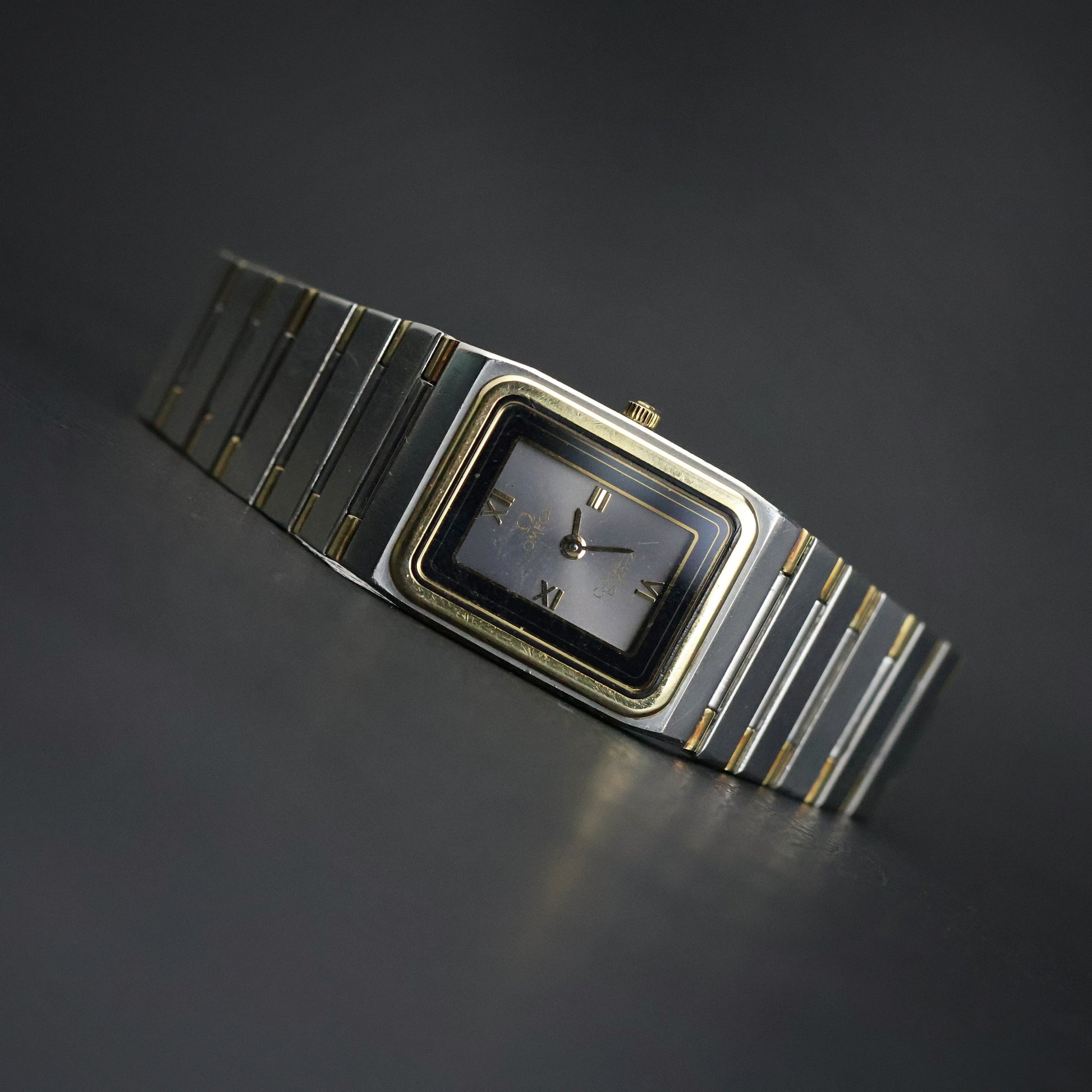 Omega Constellation Quartz Ladies | Two-Tone Steel and Gold | Grey Roman Dial | Ref 6049/010