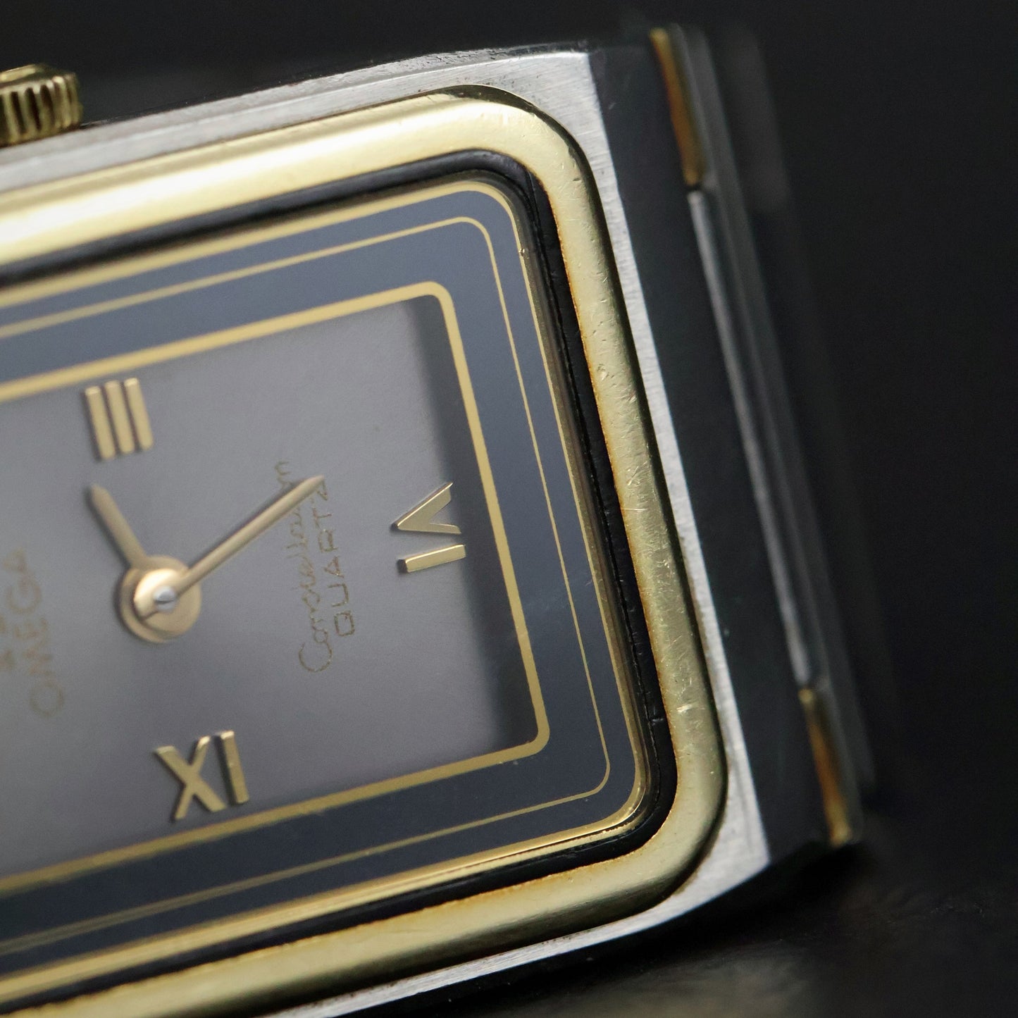 Omega Constellation Quartz Ladies | Two-Tone Steel and Gold | Grey Roman Dial | Ref 6049/010