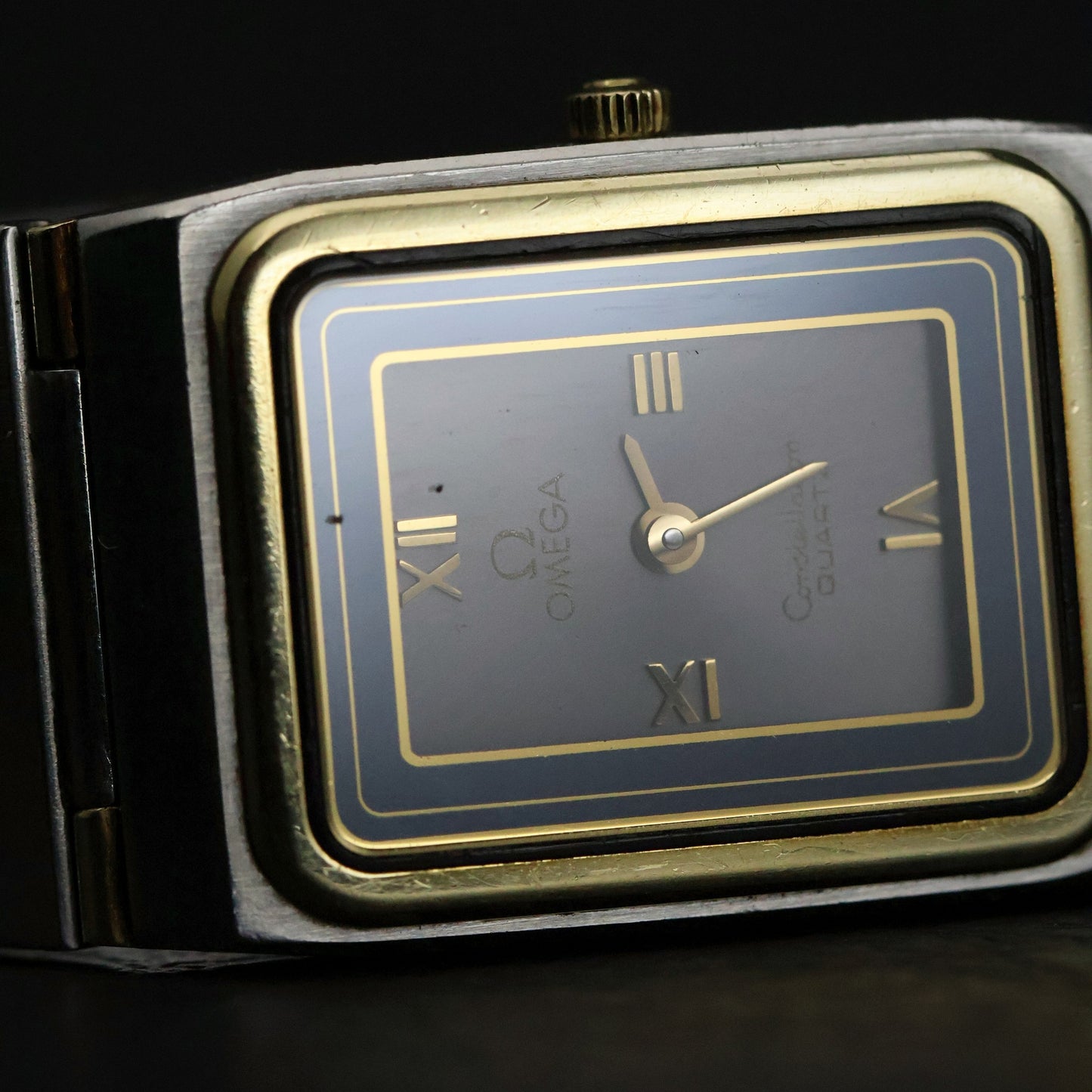 Omega Constellation Quartz Ladies | Two-Tone Steel and Gold | Grey Roman Dial | Ref 6049/010