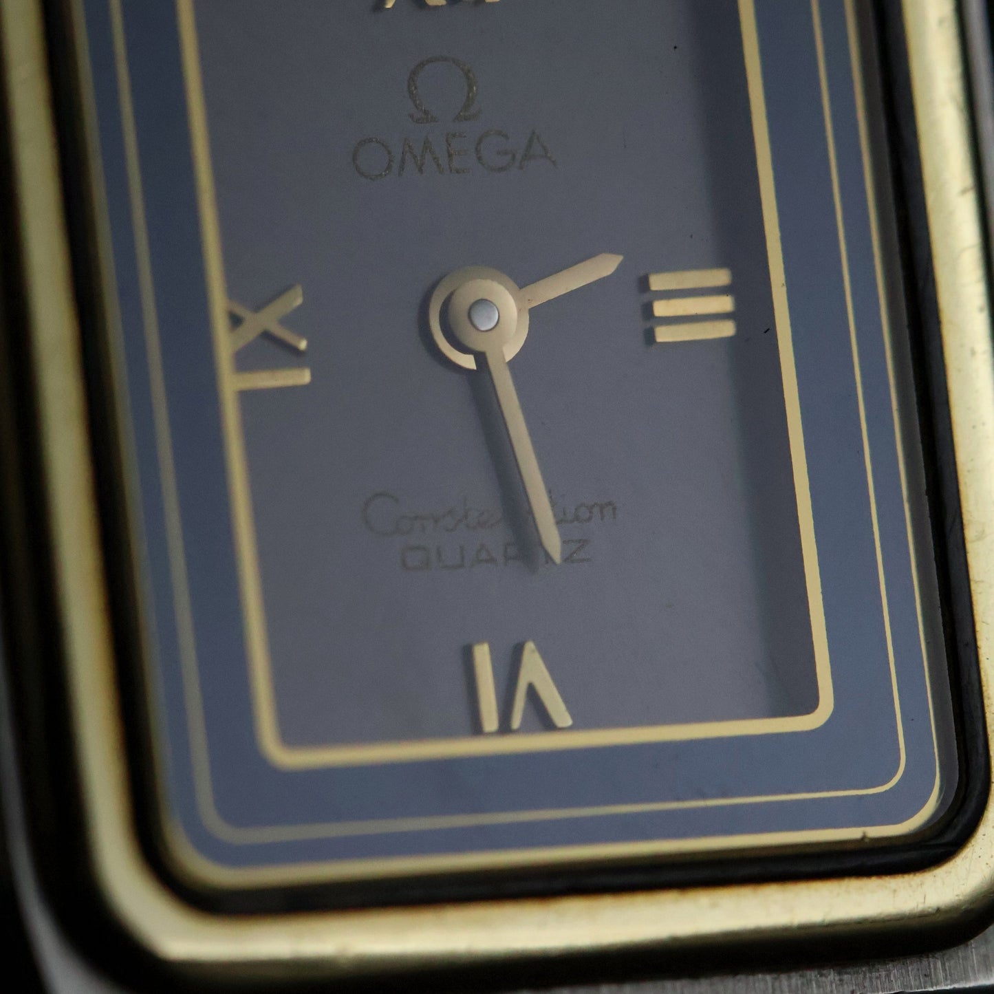 Omega Constellation Quartz Ladies | Two-Tone Steel and Gold | Grey Roman Dial | Ref 6049/010