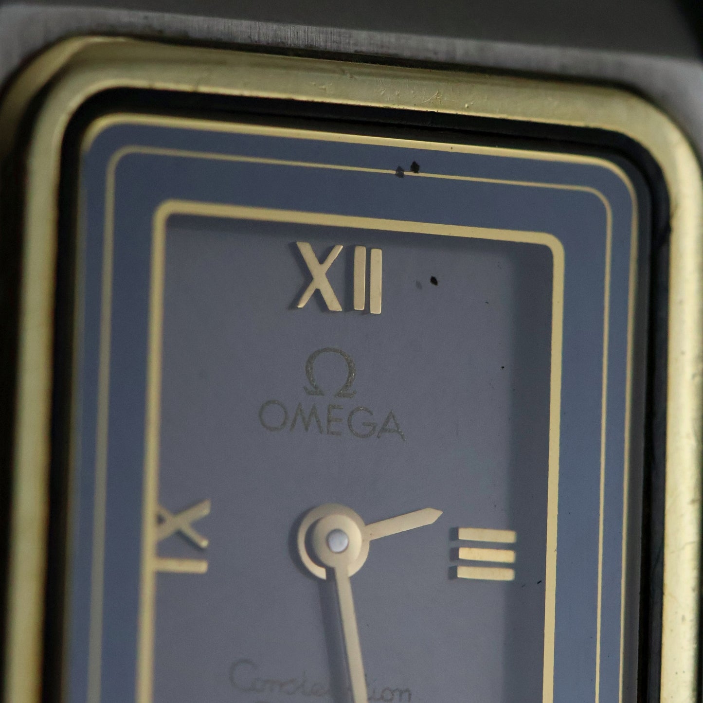 Omega Constellation Quartz Ladies | Two-Tone Steel and Gold | Grey Roman Dial | Ref 6049/010