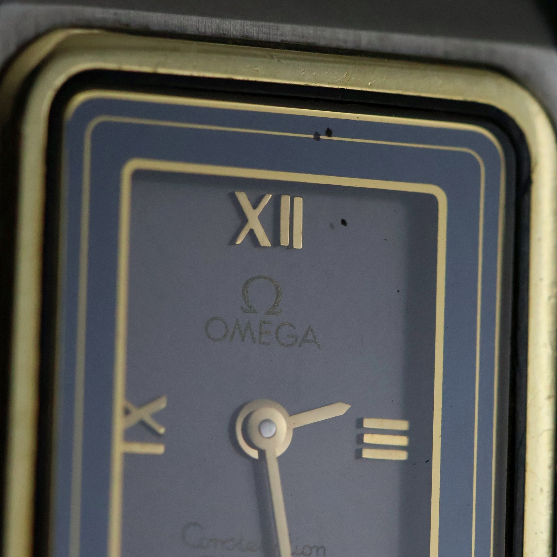 Omega Constellation Quartz Ladies | Two-Tone Steel and Gold | Grey Roman Dial | Ref 6049/010