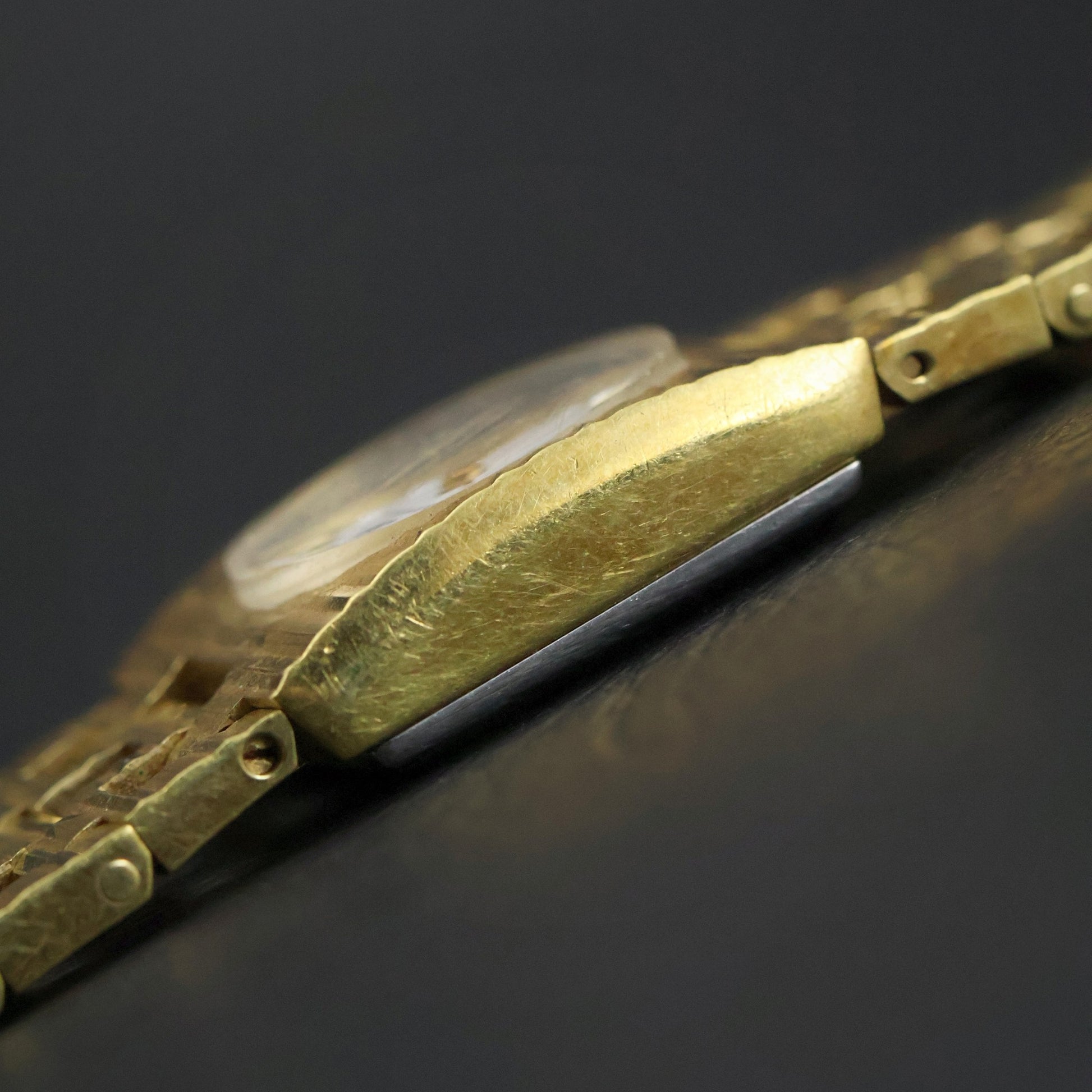 Bucherer Ladies Vintage Cocktail Watch | Gold Plated | Silver Linen Dial