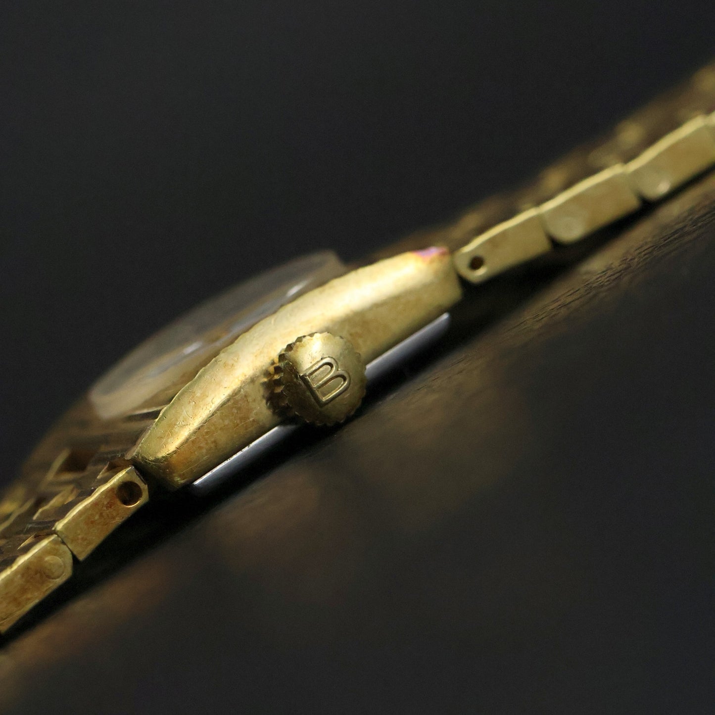 Bucherer Ladies Vintage Cocktail Watch | Gold Plated | Silver Linen Dial