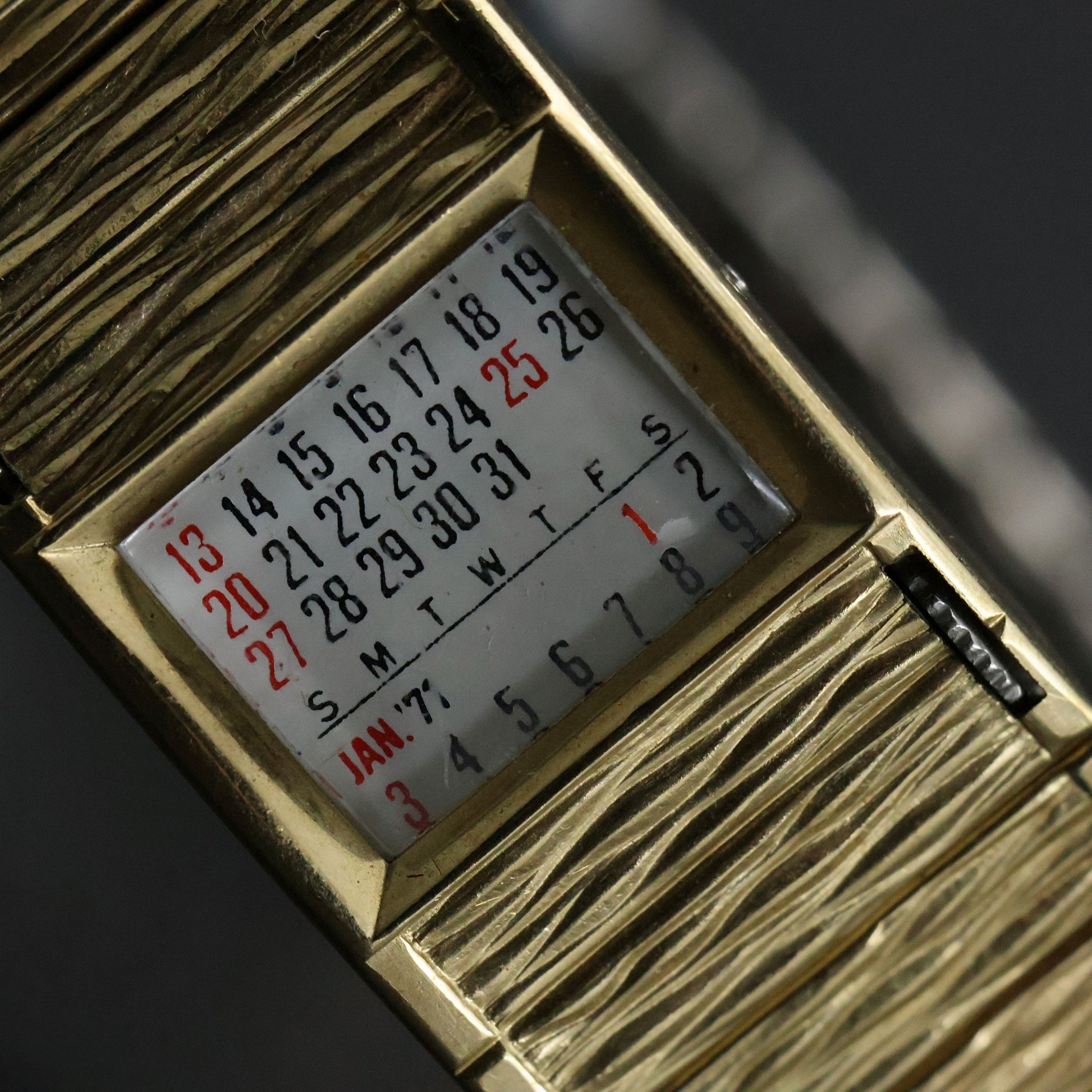 Croton Aquamatic Electric Vintage | Burgundy Dial | Underside Calendar Wheel | Circa 1971