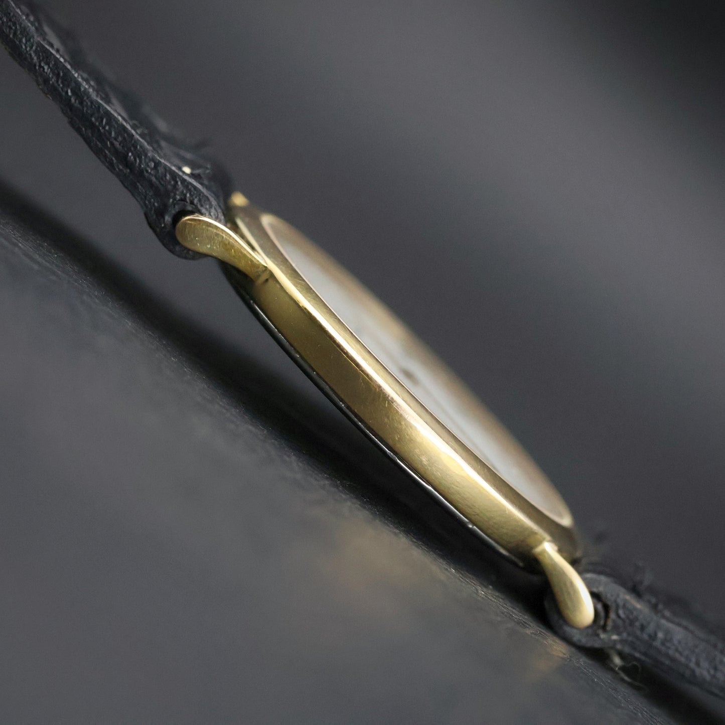 Omega De Ville Dress | Gold Plated | White Roman Dial | Black Braided Leather