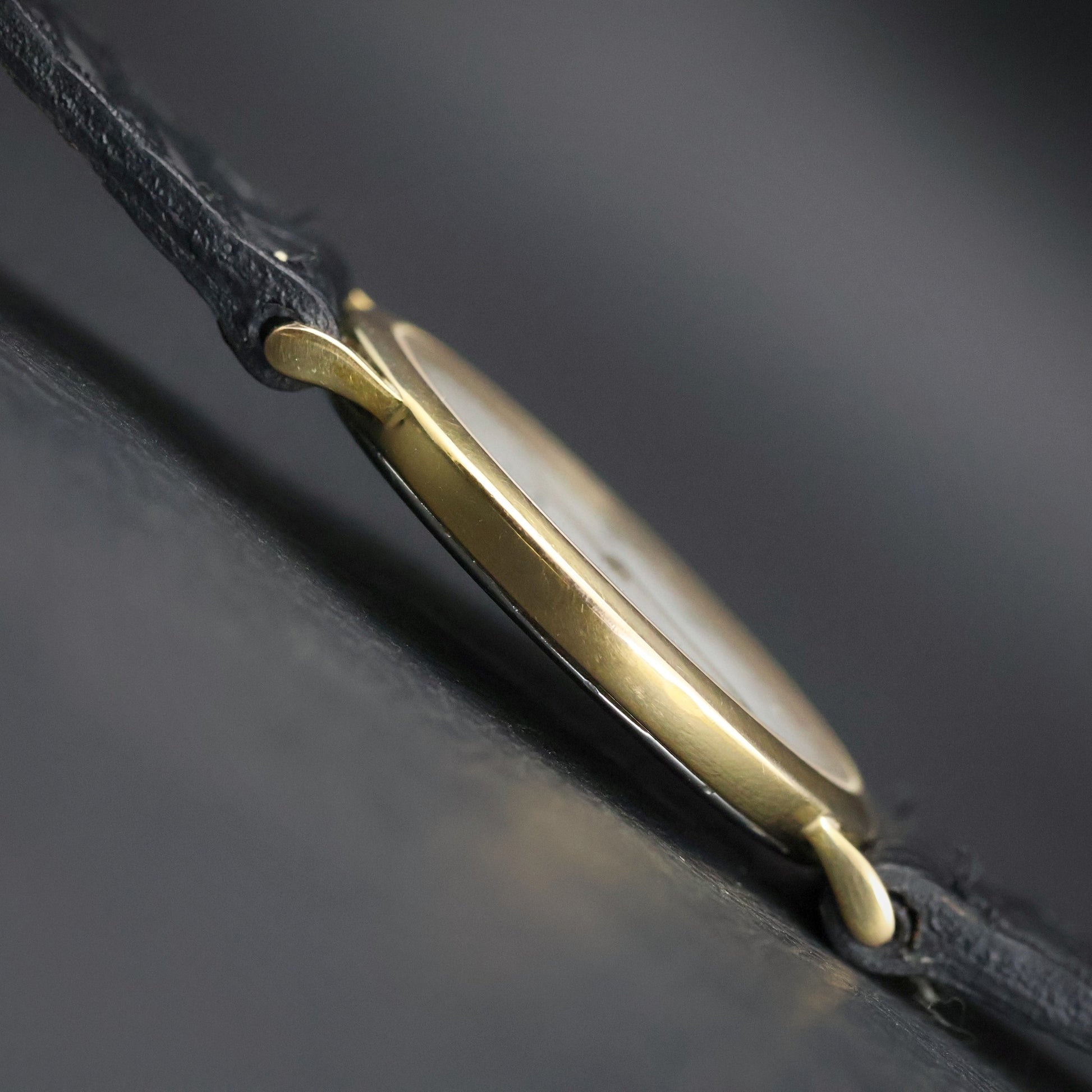 Omega De Ville Dress | Gold Plated | White Roman Dial | Black Braided Leather