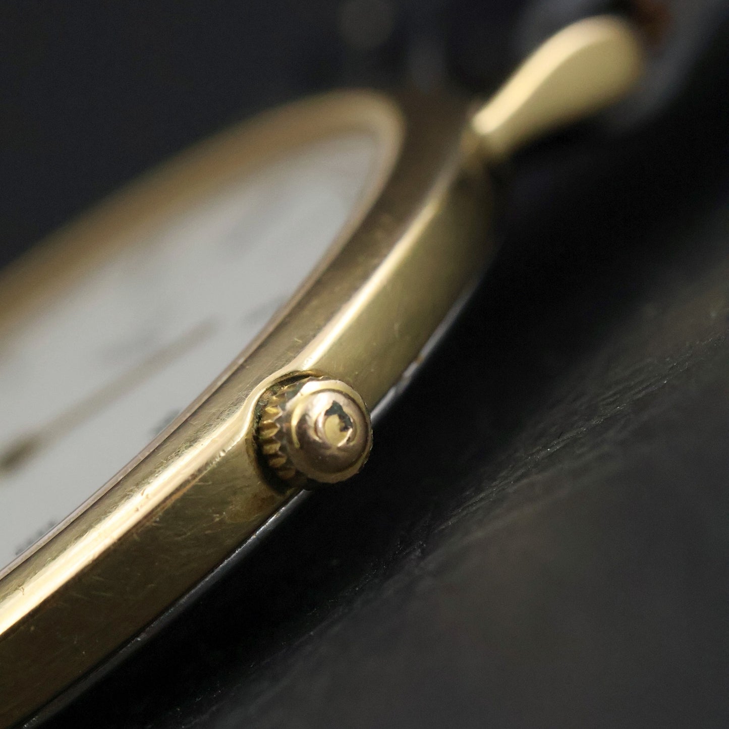 Omega De Ville Dress | Gold Plated | White Roman Dial | Black Braided Leather