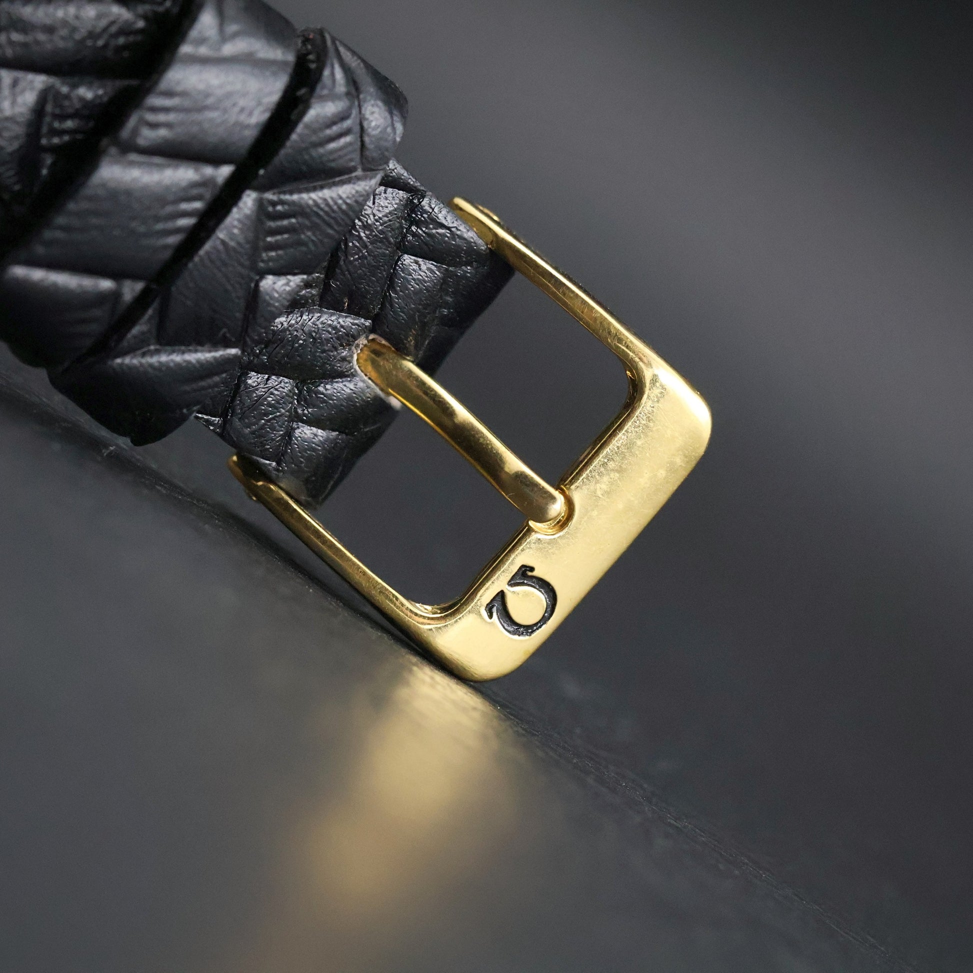 Omega De Ville Dress | Gold Plated | White Roman Dial | Black Braided Leather