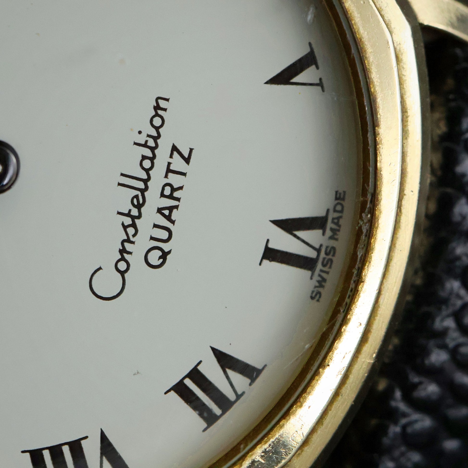 Omega Constellation Quartz | 10K Gold Filled | White Roman Dial | Octagonal Case
