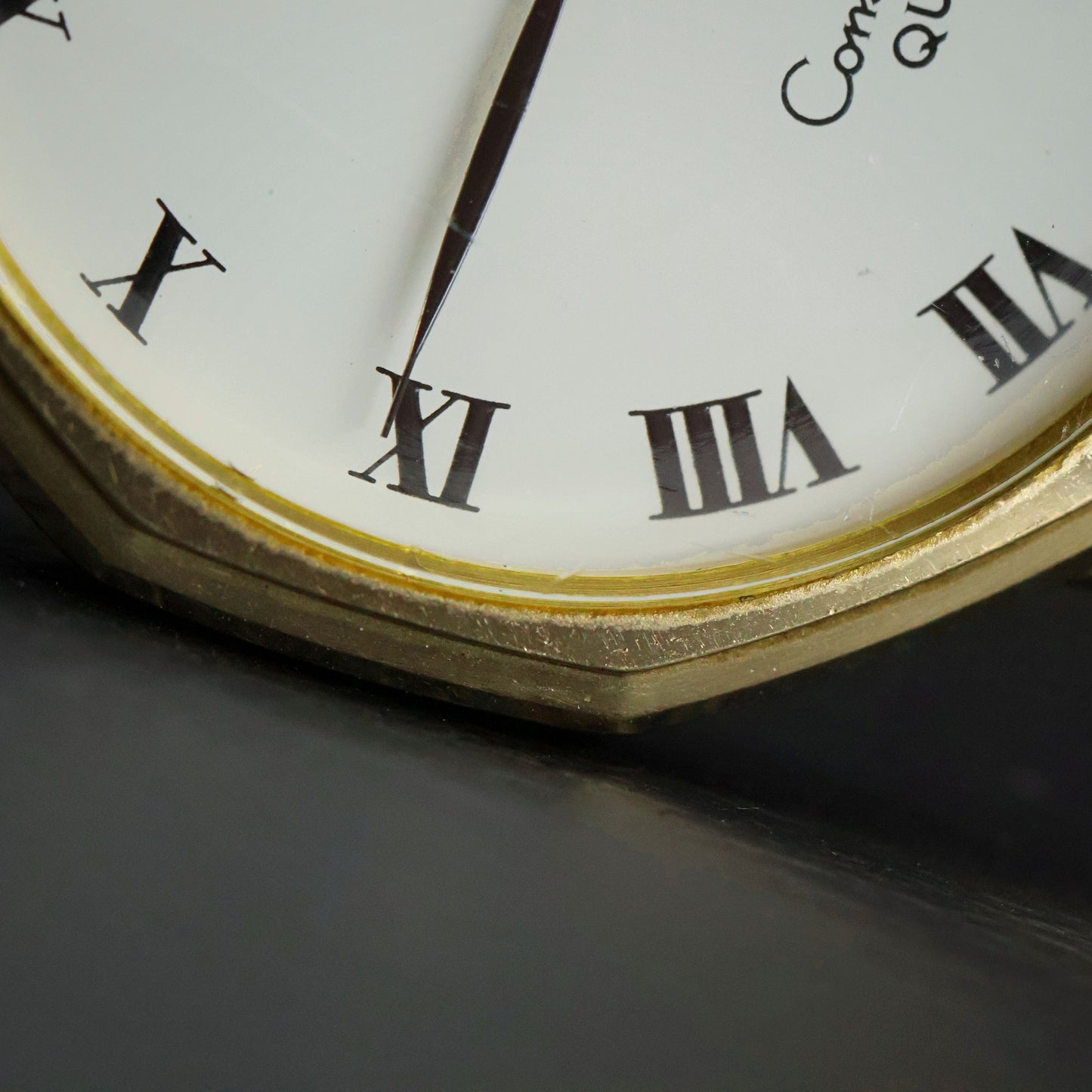 Omega Constellation Quartz | 10K Gold Filled | White Roman Dial | Octagonal Case