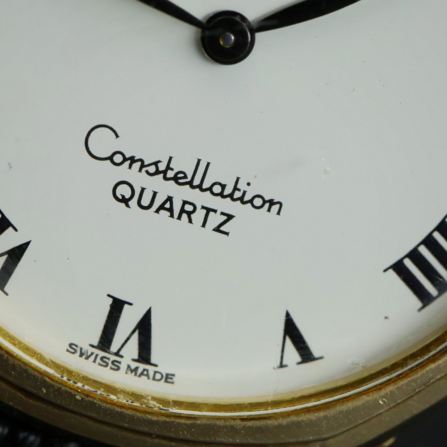 Omega Constellation Quartz | 10K Gold Filled | White Roman Dial | Octagonal Case