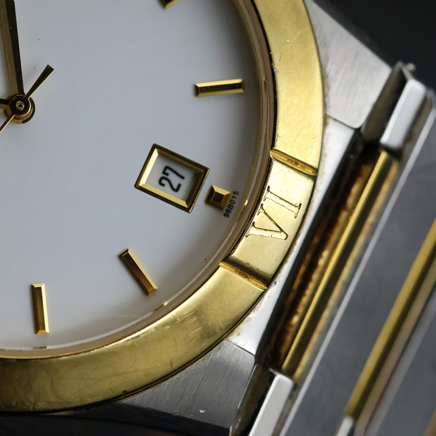 Bulova Two-Tone Dress | Constellation-Style | White Dial | Date | Ref C987360