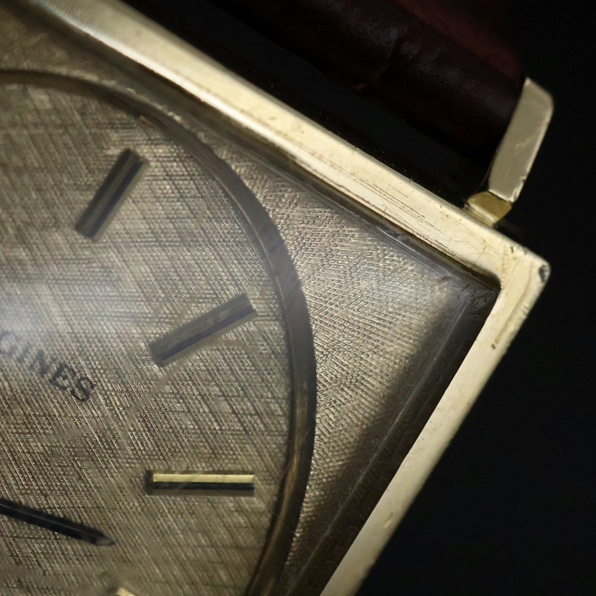 Longines Vintage Square Dress | 10K Gold Filled | Cream Linen Dial | Two-Hand Manual Wind