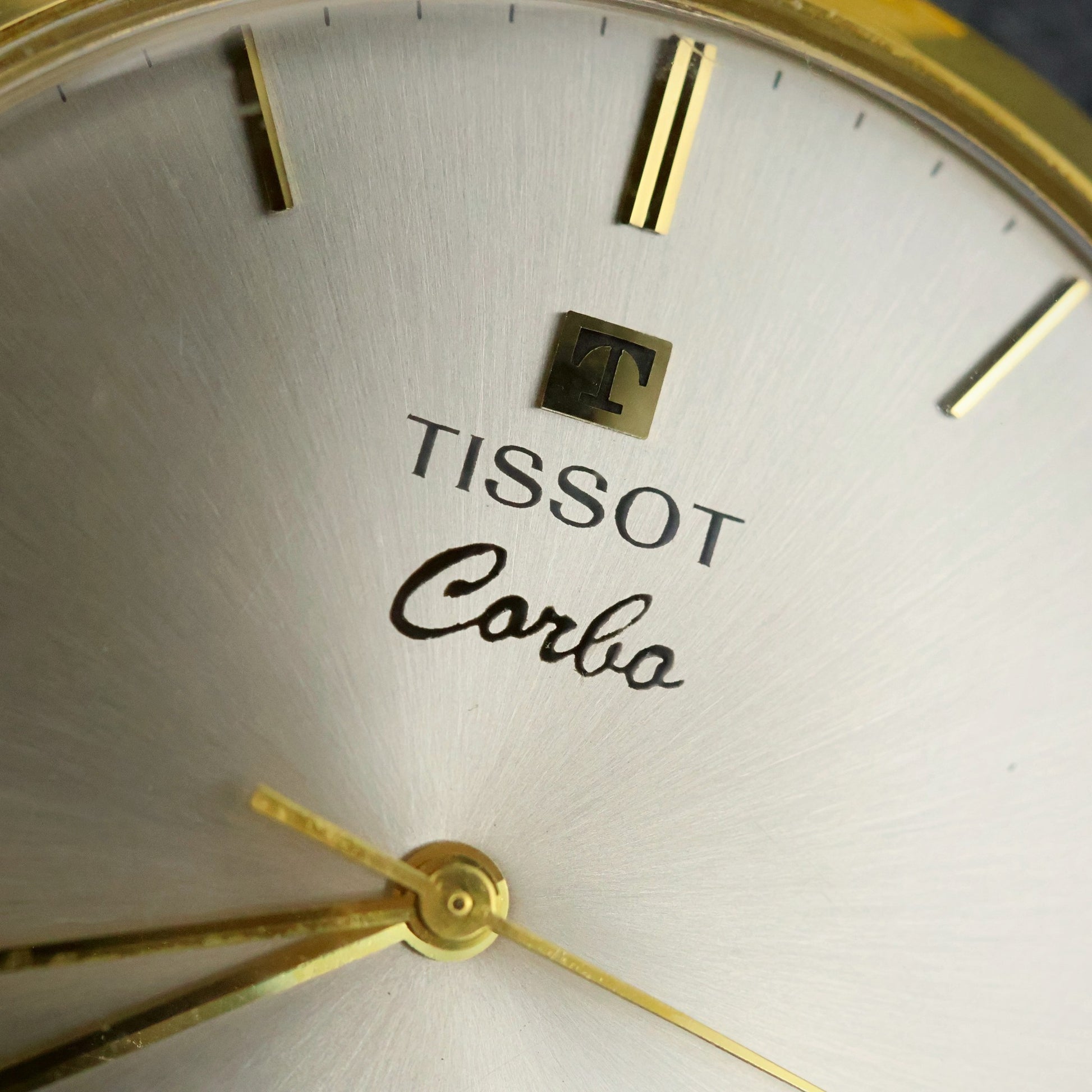 Tissot Corbo Pendant Watch | Silver Sunburst Dial | Gold-Tone | Boxed