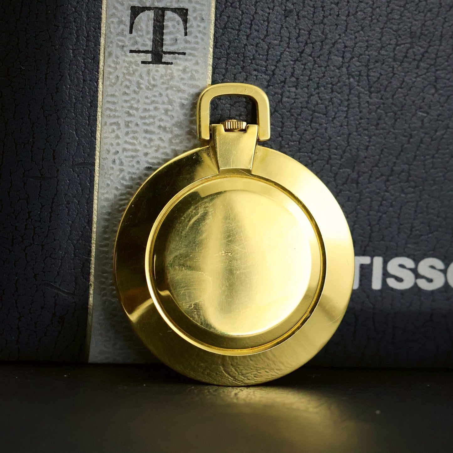 Tissot Corbo Pendant Watch | Silver Sunburst Dial | Gold-Tone | Boxed