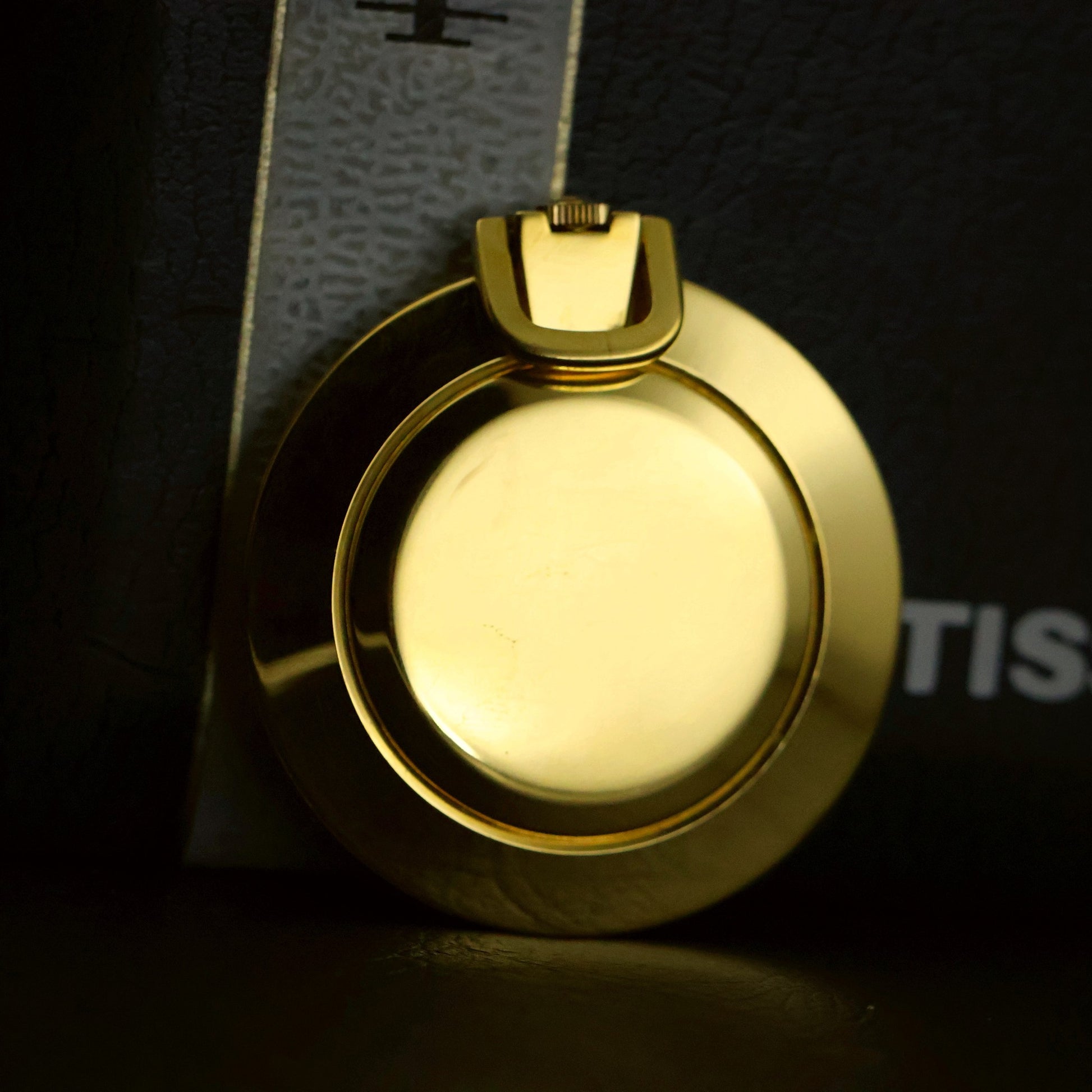 Tissot Corbo Pendant Watch | Silver Sunburst Dial | Gold-Tone | Boxed