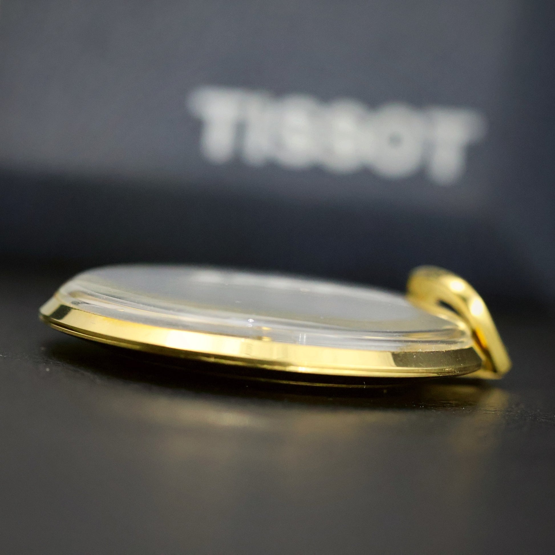 Tissot Corbo Pendant Watch | Silver Sunburst Dial | Gold-Tone | Boxed
