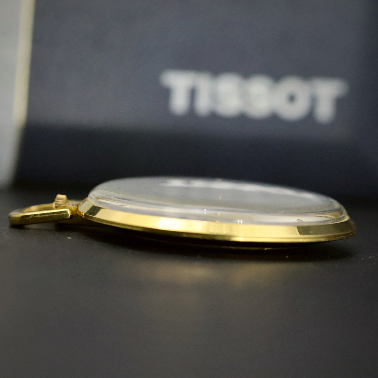 Tissot Corbo Pendant Watch | Silver Sunburst Dial | Gold-Tone | Boxed