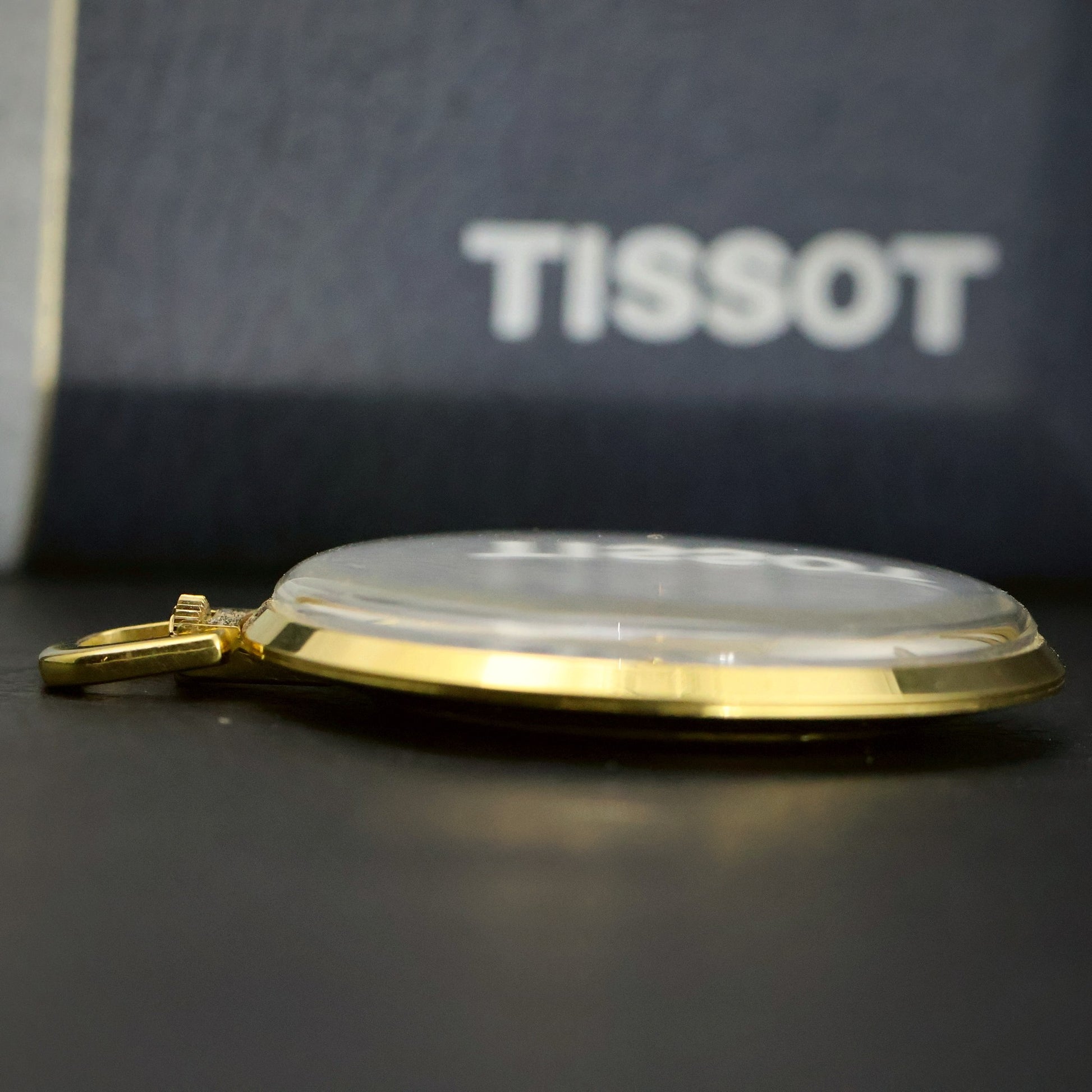 Tissot Corbo Pendant Watch | Silver Sunburst Dial | Gold-Tone | Boxed