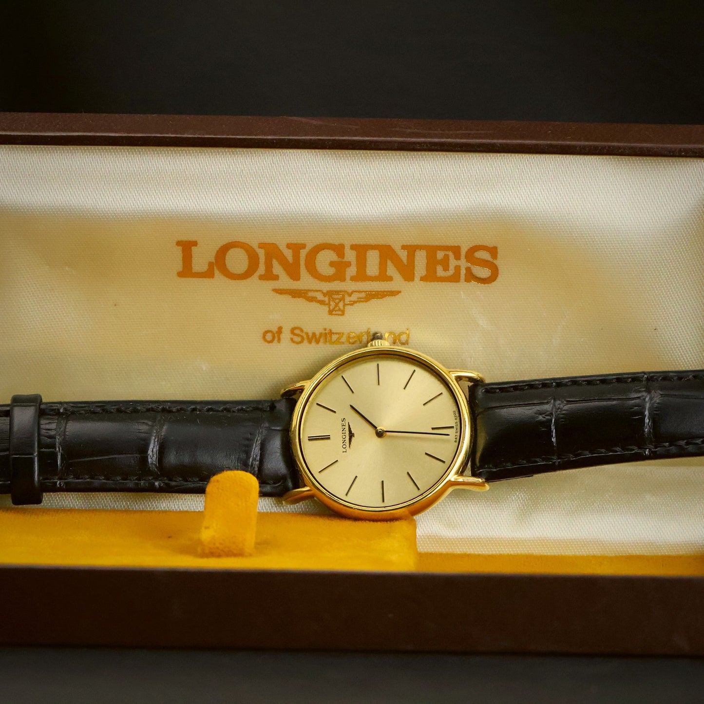 Longines Cal. 847 Dress Watch | Champagne Dial | Gold | Boxed