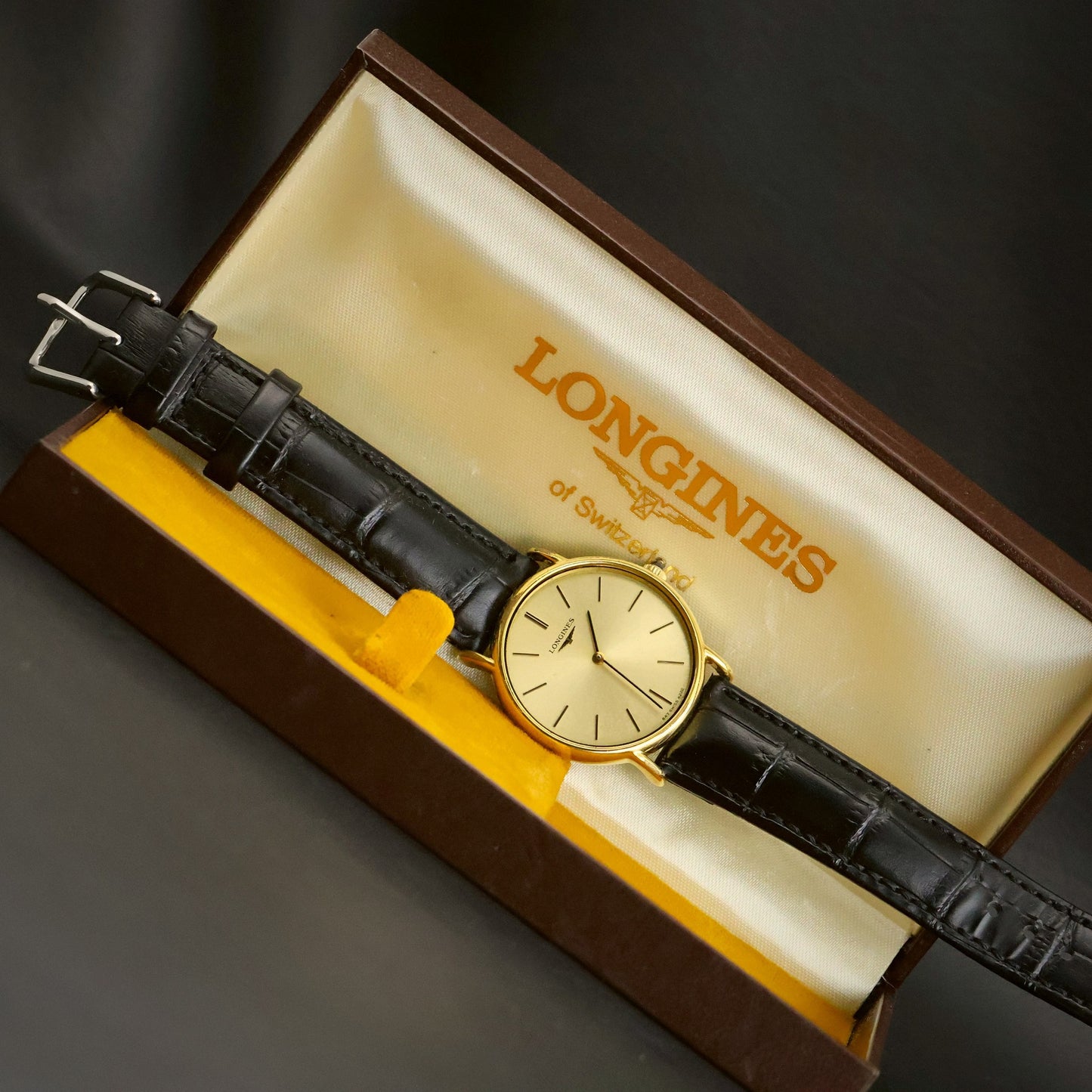 Longines Cal. 847 Dress Watch | Champagne Dial | Gold | Boxed