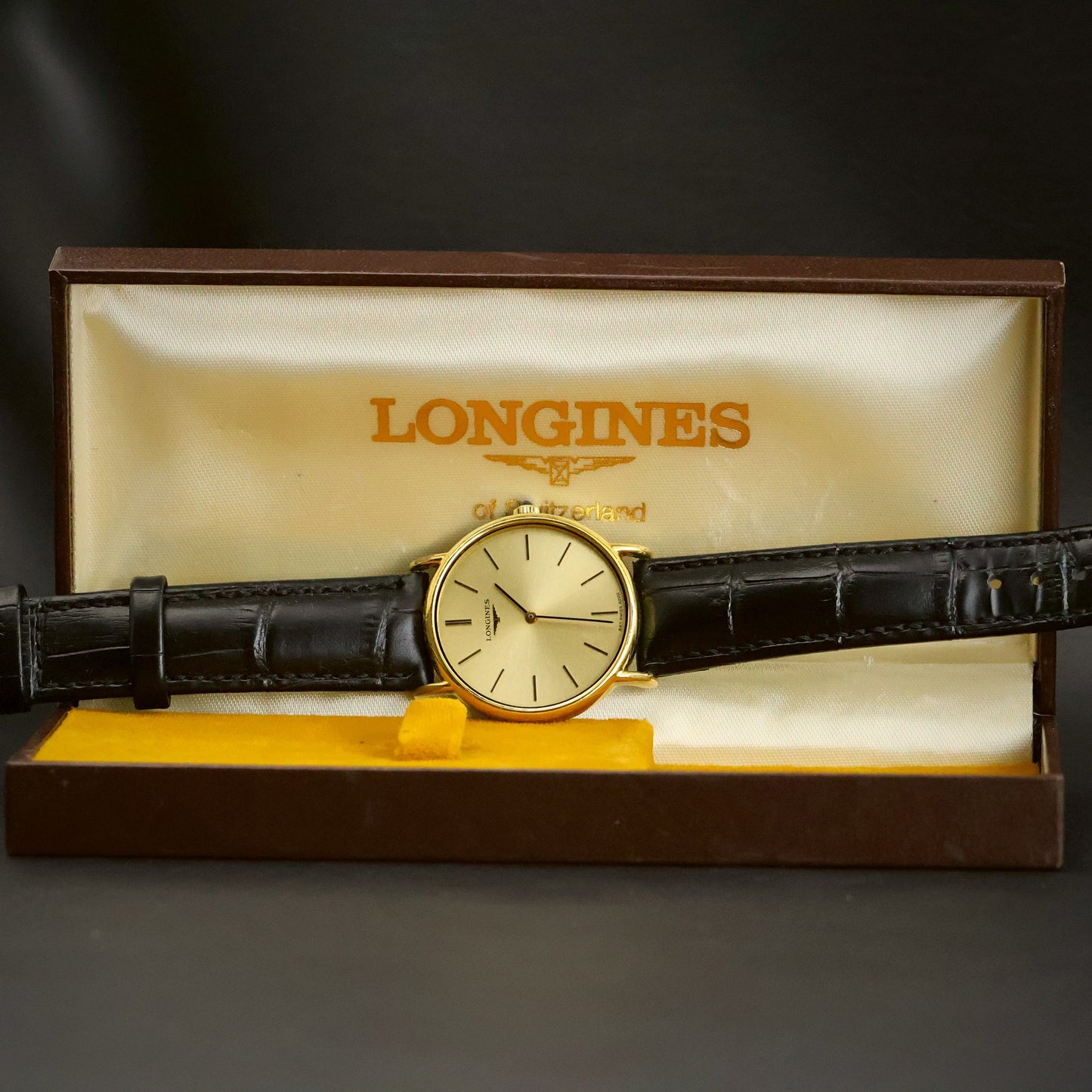 Longines Cal. 847 Dress Watch | Champagne Dial | Gold | Boxed